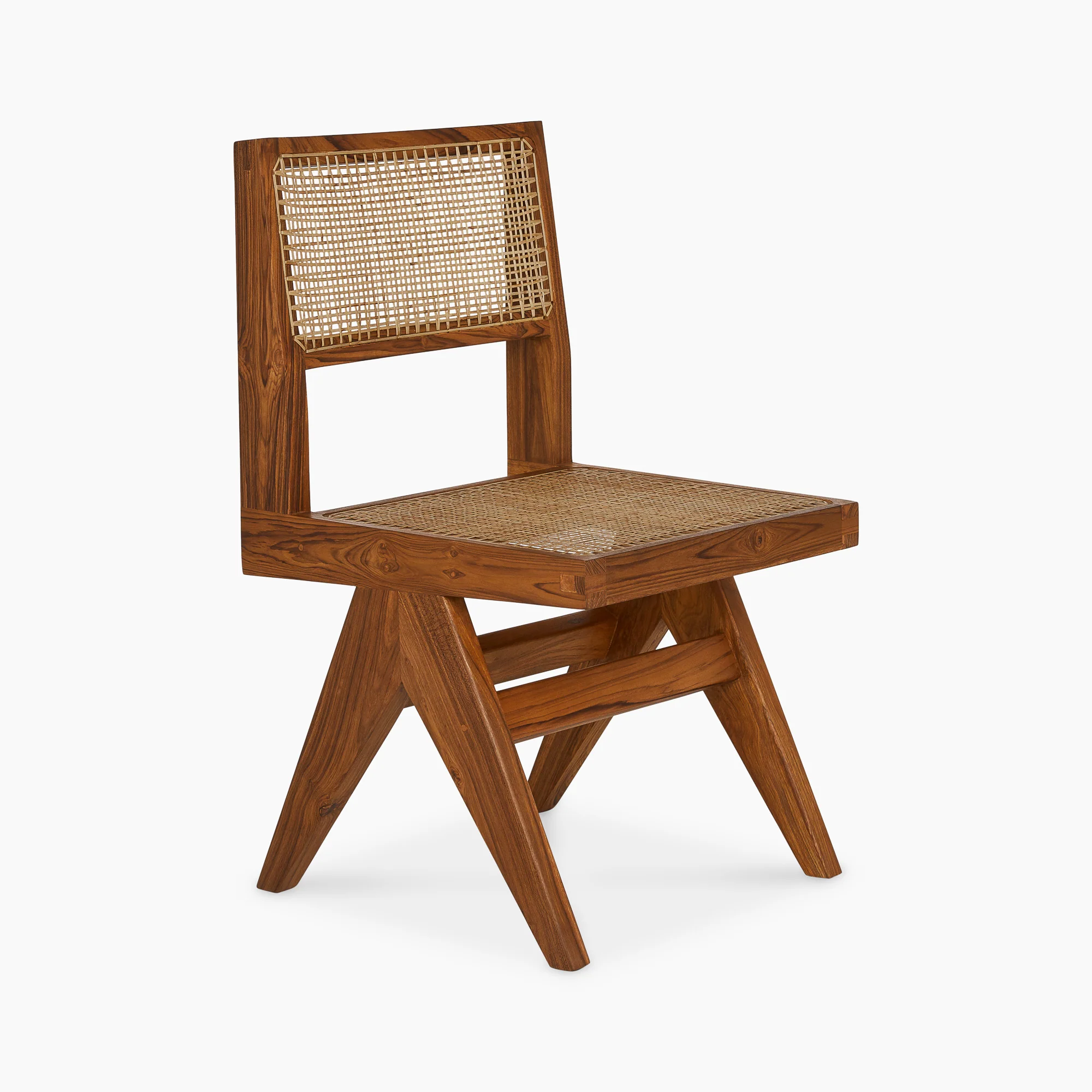 Jeanneret Armless Dining Chair - Black Teak - Image 40