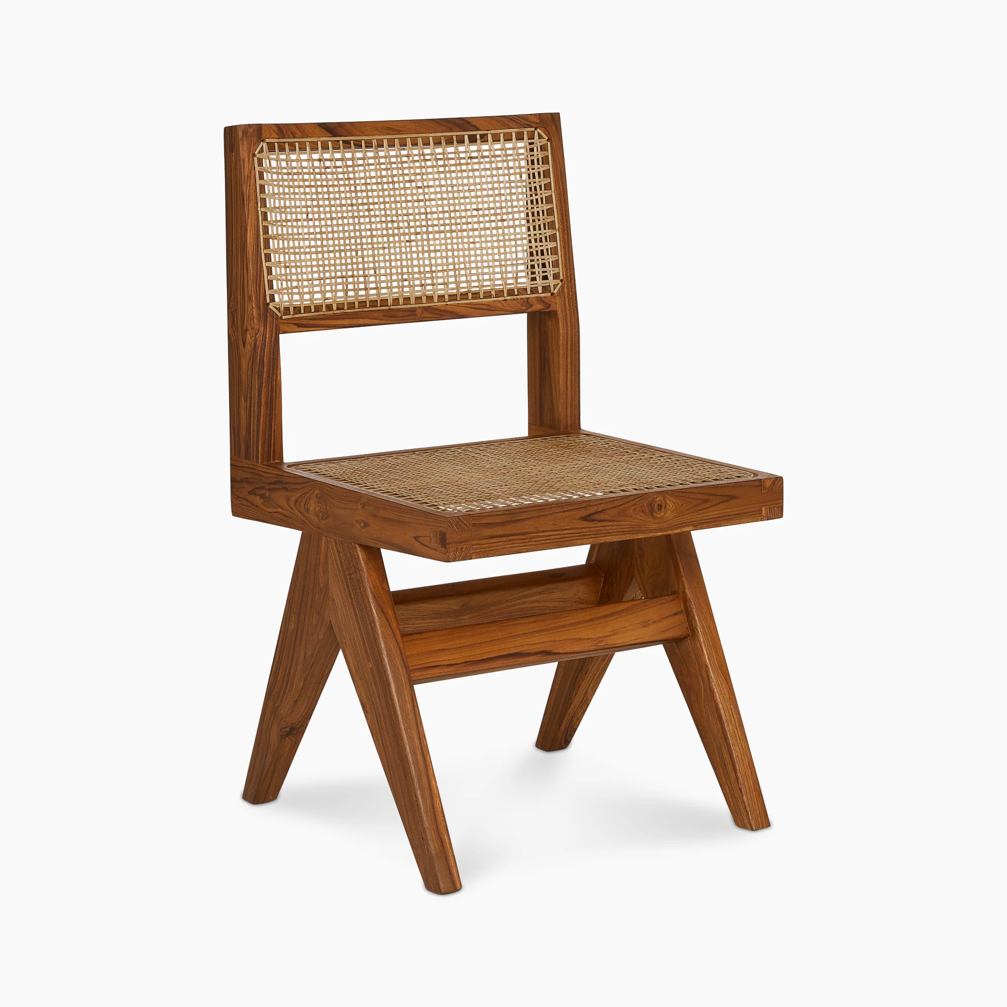 Jeanneret Armless Dining Chair - Black Teak - Image 41
