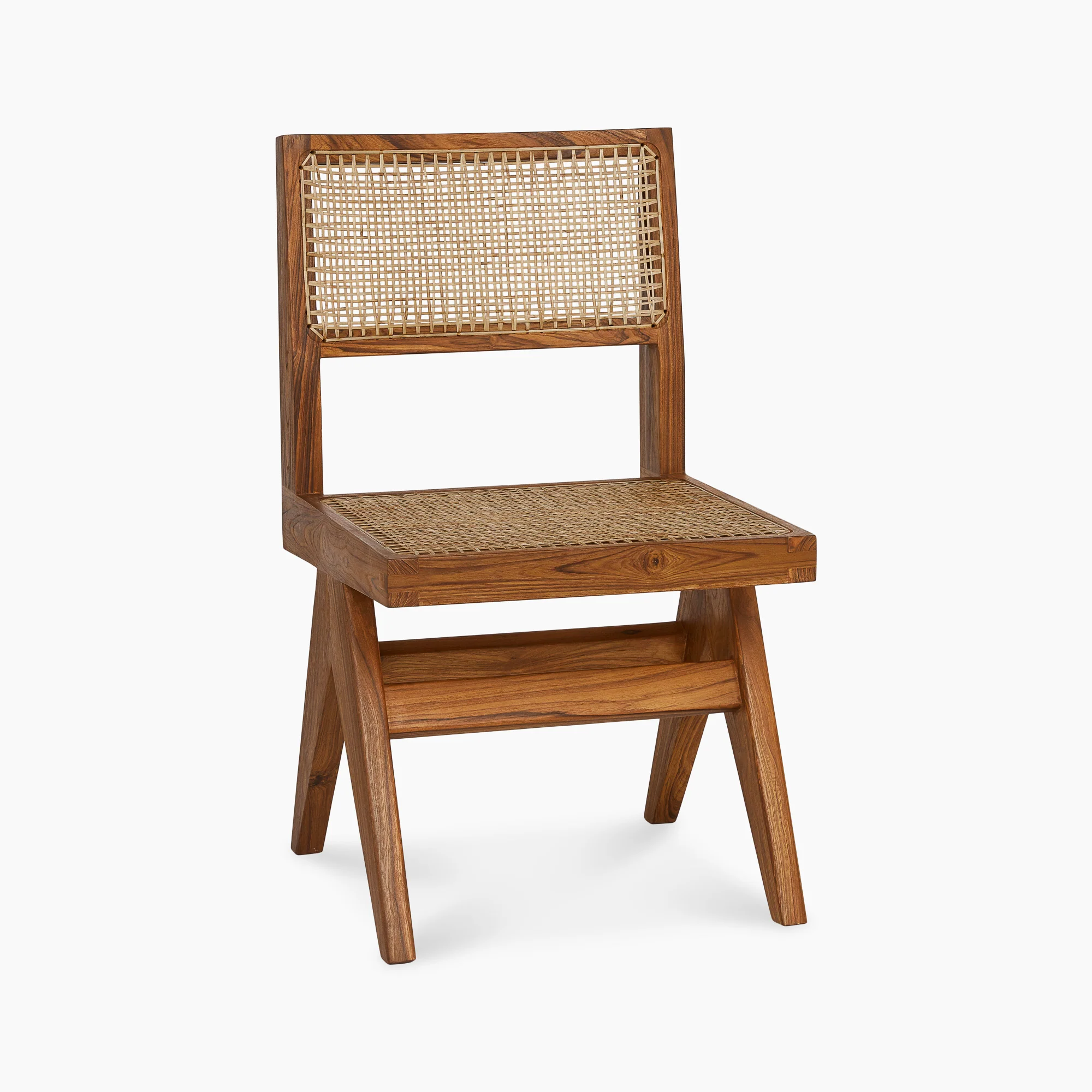 Jeanneret Armless Dining Chair - Black Teak - Image 42