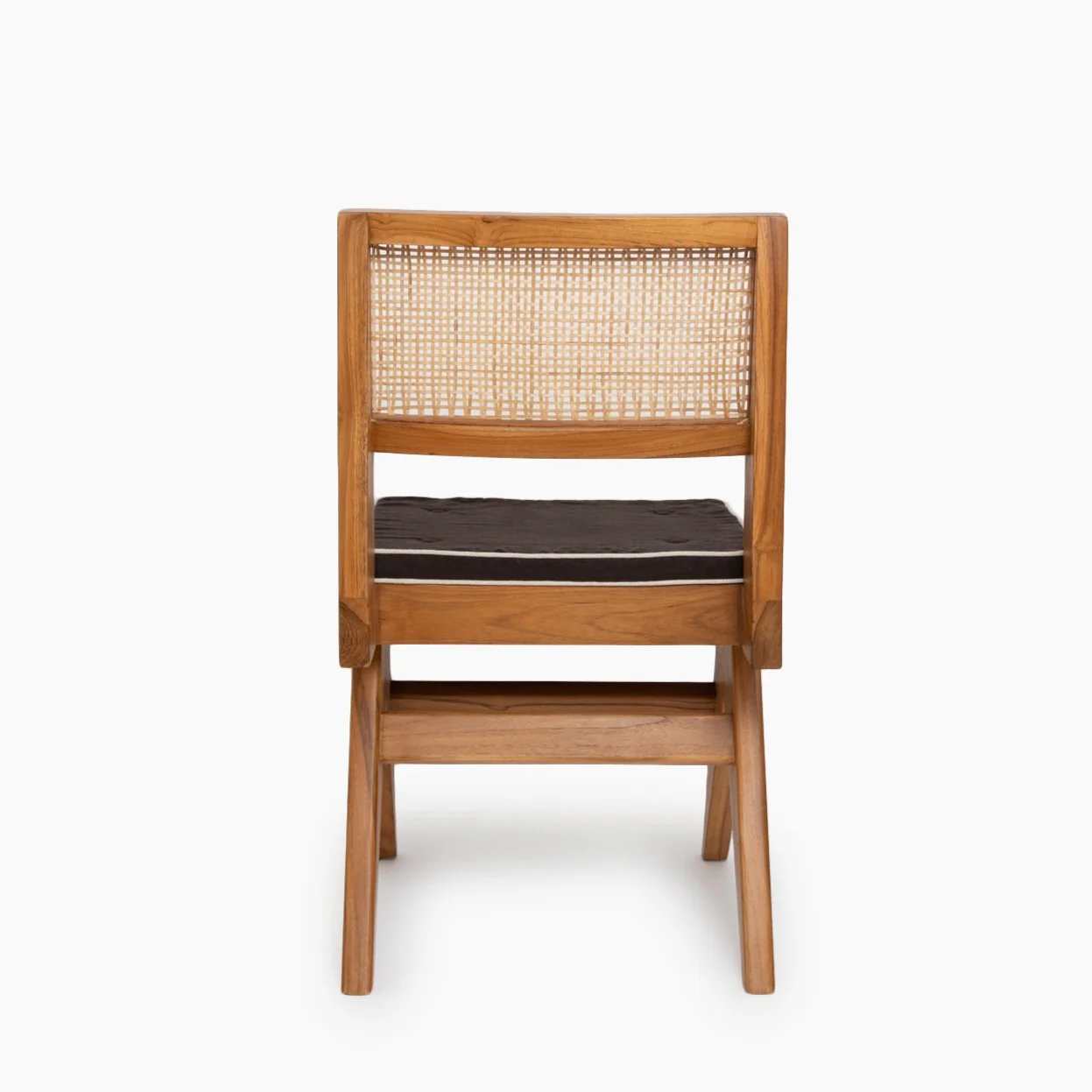 Jeanneret Armless Dining Chair - Black Teak - Image 43