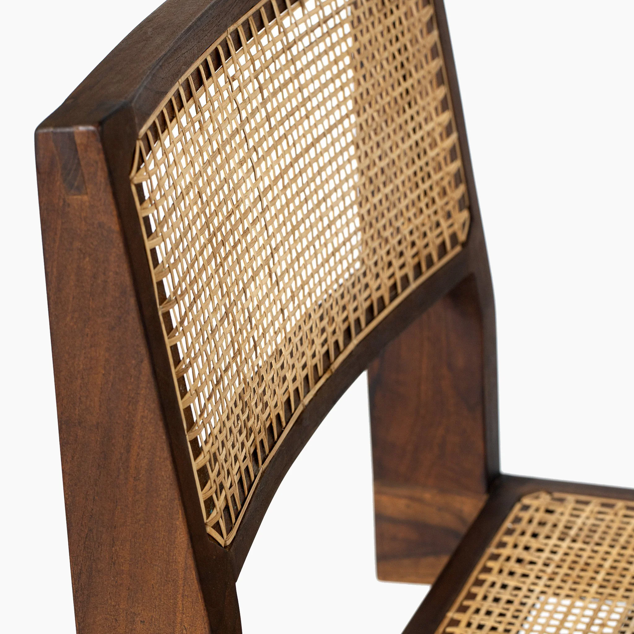 Jeanneret Armless Dining Chair - Black Teak - Image 5
