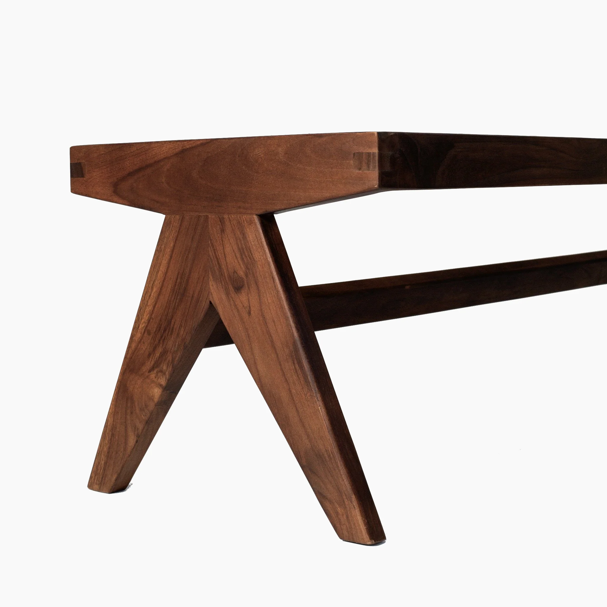 Jeanneret Library Bench - Brown - Image 11