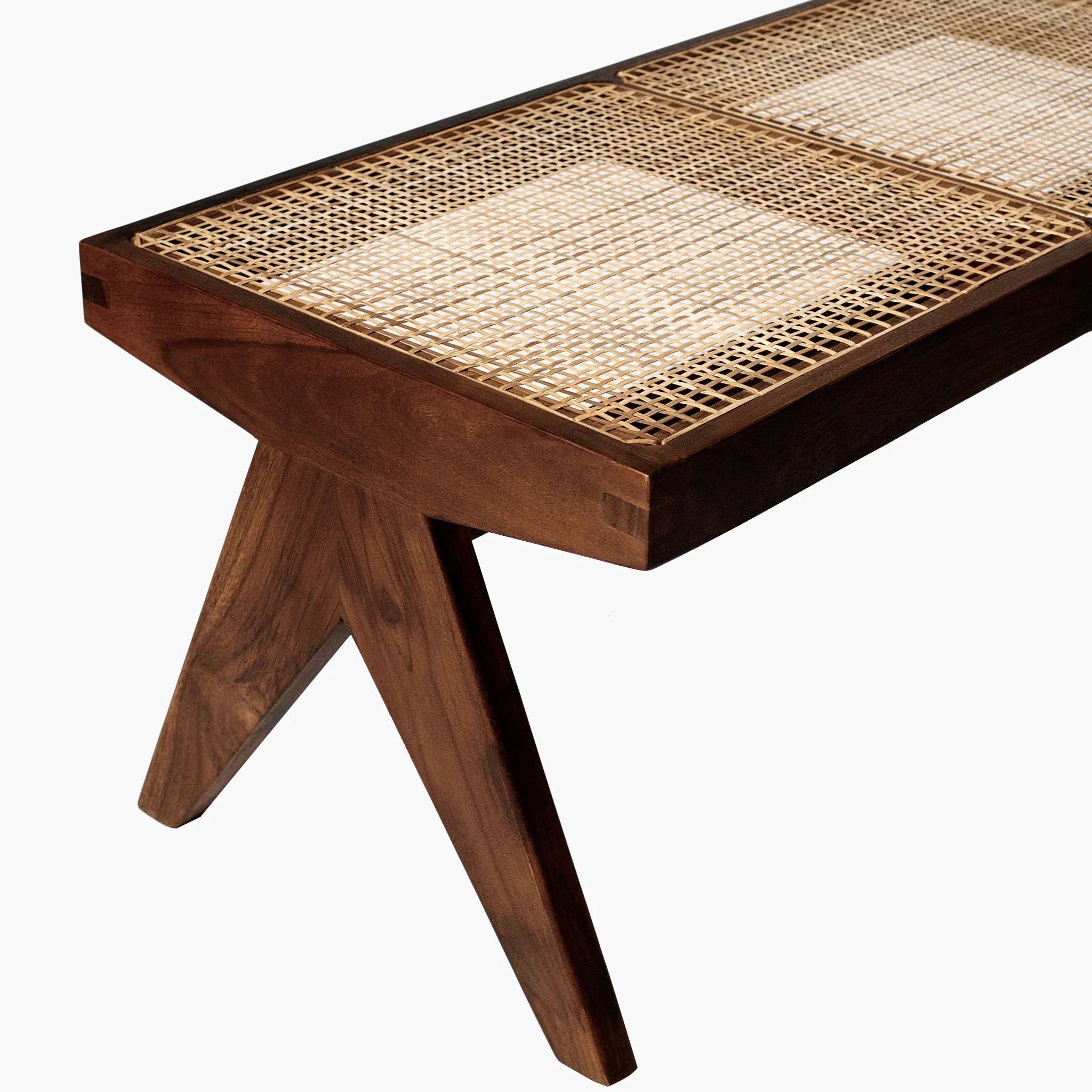 Jeanneret Library Bench - Brown - Image 4