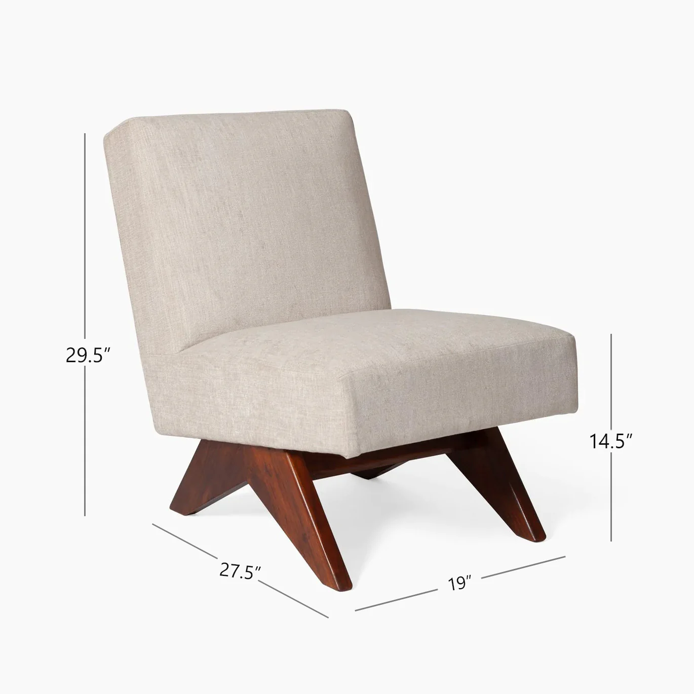 Jeanneret Lounge Sofa Chair - Dark Brown - Image 13