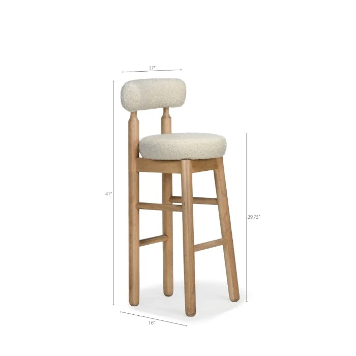 Kent Boucle Bar / Counter Stool - Image 6