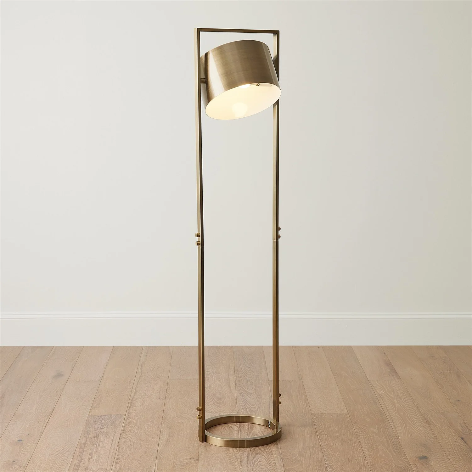 Key Light Metal Floor Lamp - Antique Brass - Image 3