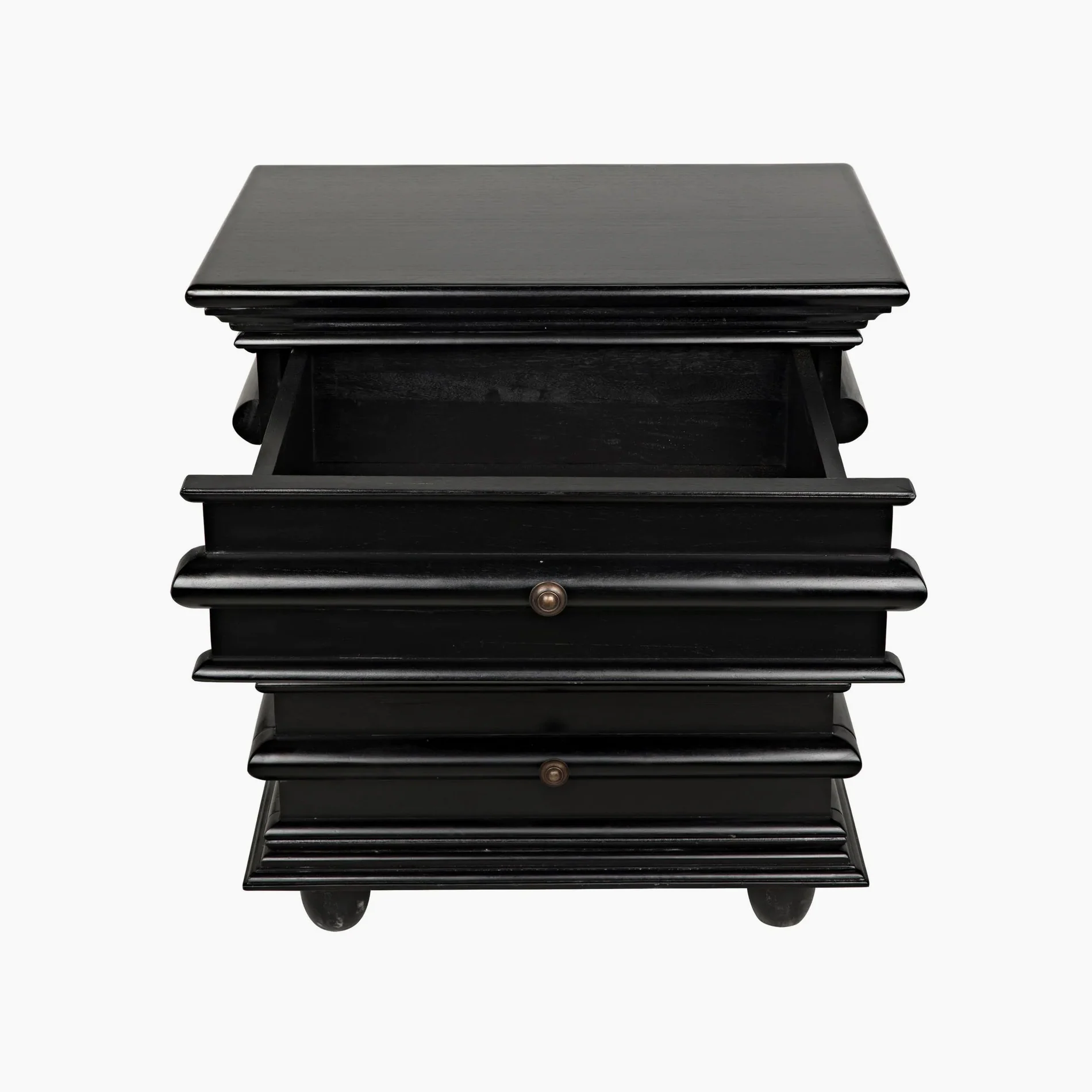 Kiara Side Table, Hand Rubbed Black - Image 4