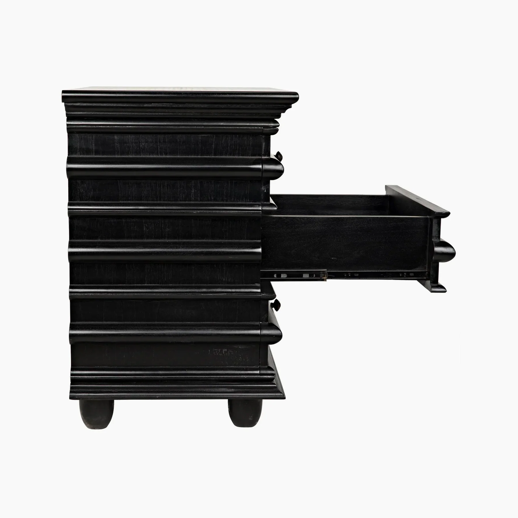 Kiara Side Table, Hand Rubbed Black - Image 5