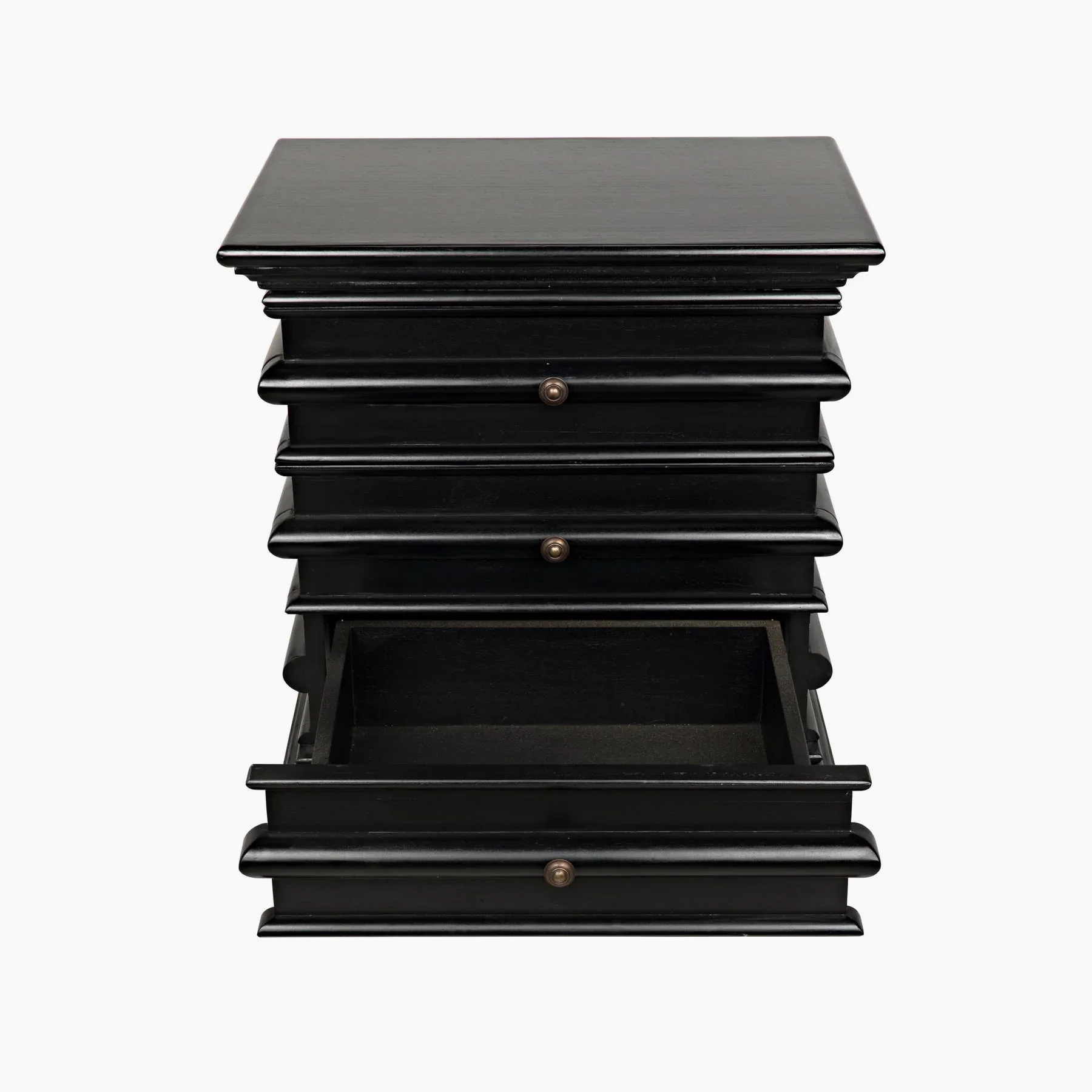 Kiara Side Table, Hand Rubbed Black - Image 6