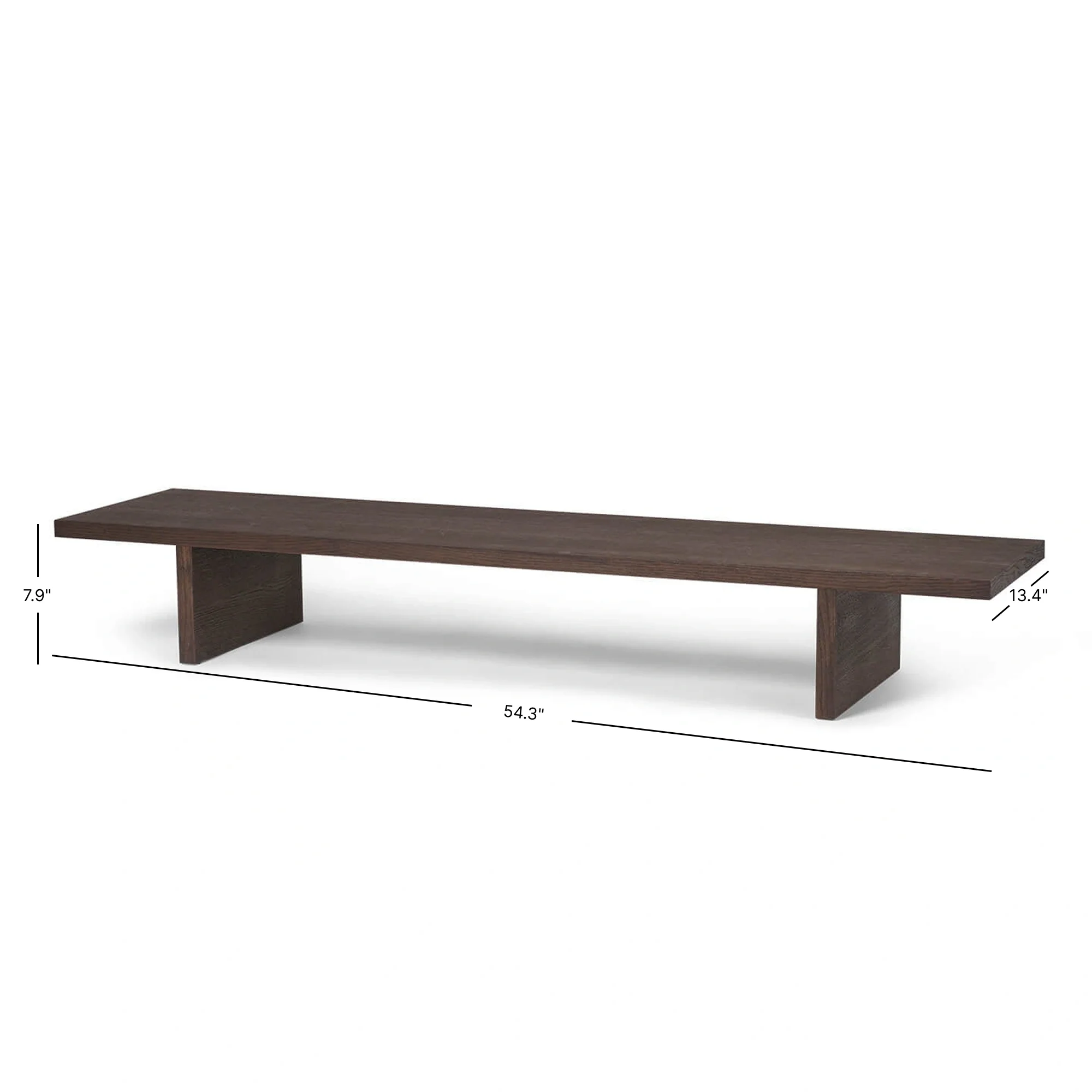 Kona Display Table - Dark Stained - Image 4