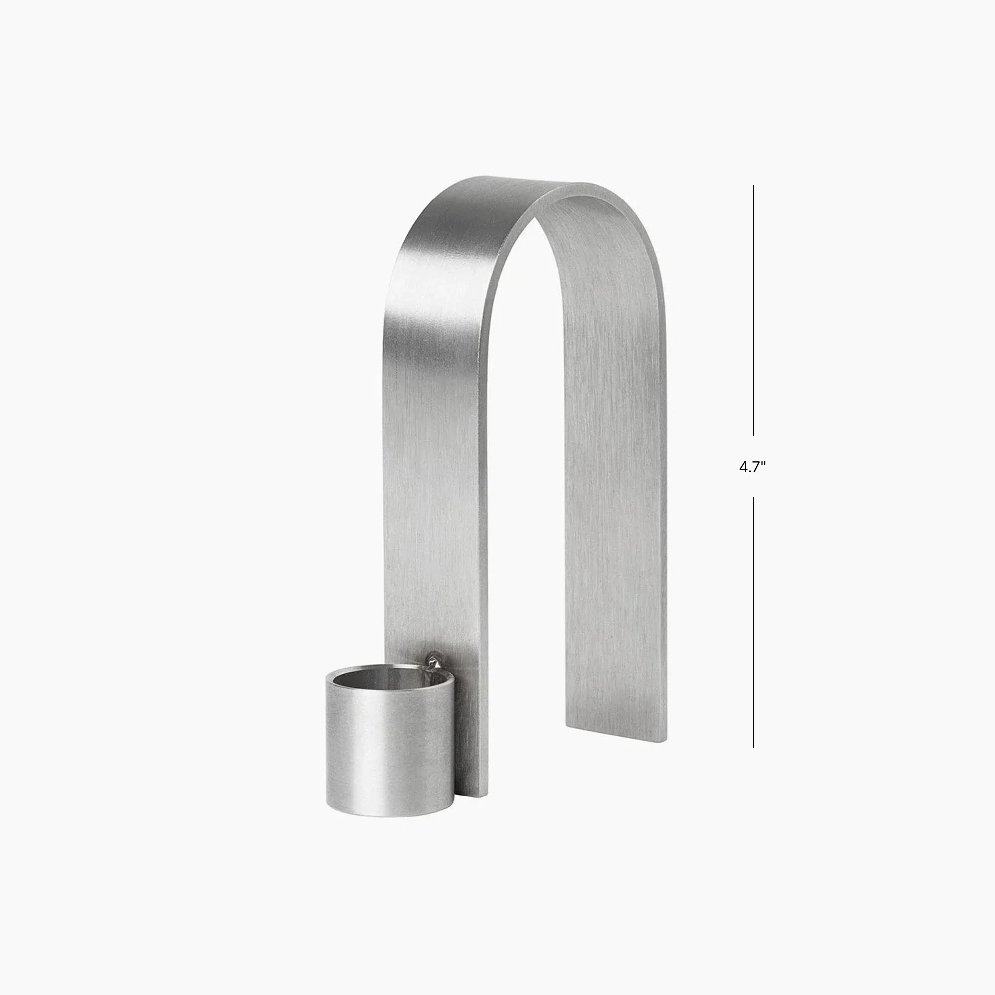 Kristina Dam Studio Arch Candleholder Vol. 1, Stainless Steel - Image 6