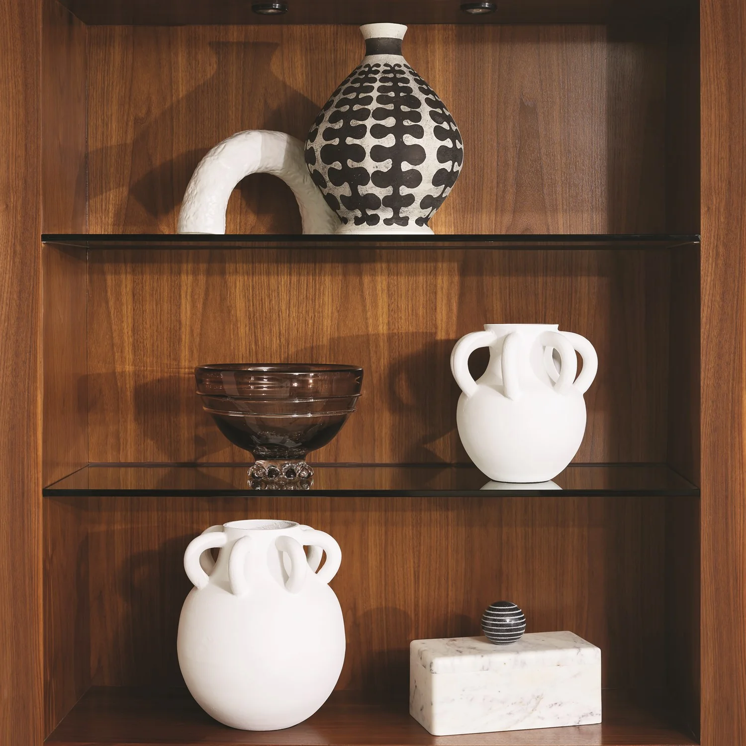 Lemieux Et Cie Amphora Loop Vase Collection - White - Image 2