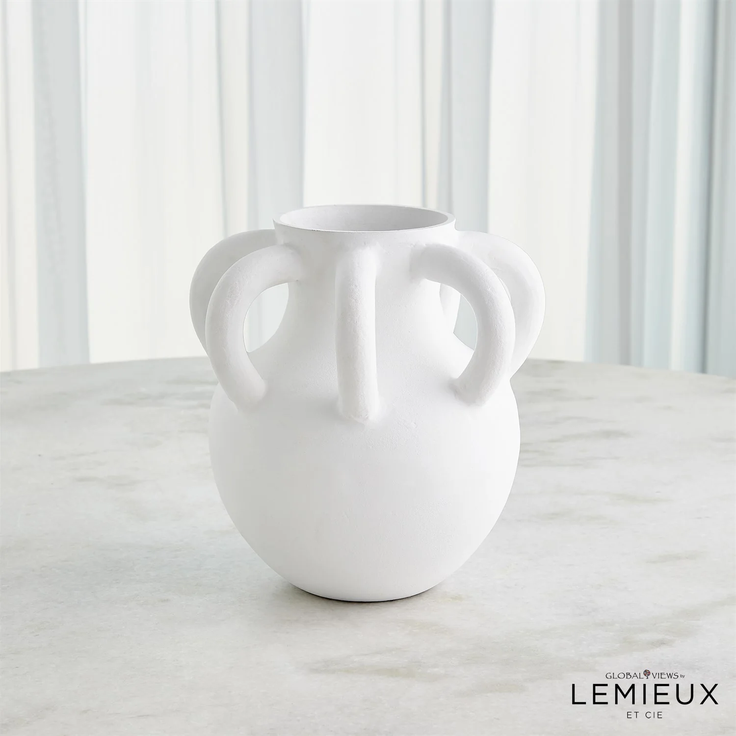 Lemieux Et Cie Amphora Loop Vase Collection - White - Image 3