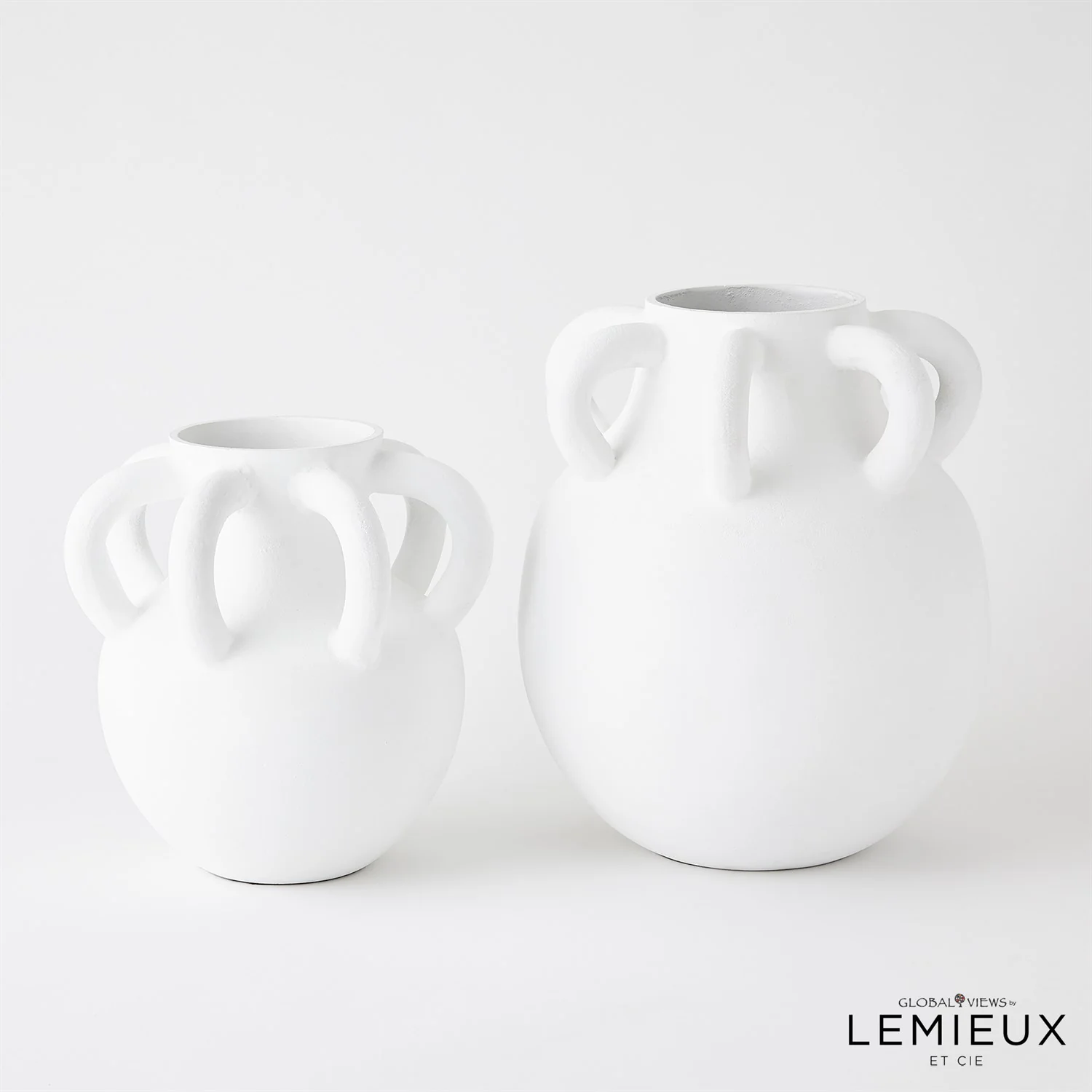 Lemieux Et Cie Amphora Loop Vase Collection - White - Image 5