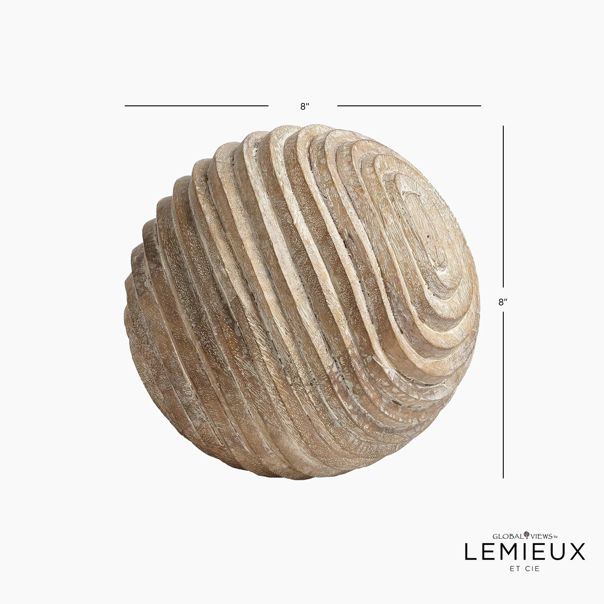 Lemieux Et Cie Moulard Wooden Sphere - Image 4