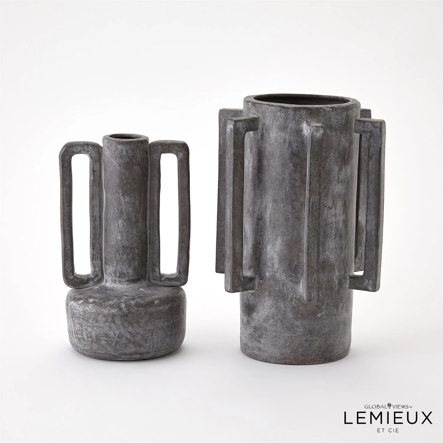 Lemieux Et Cie Normandie and Bretagne Vase Collection - Dark Grey - Image 6