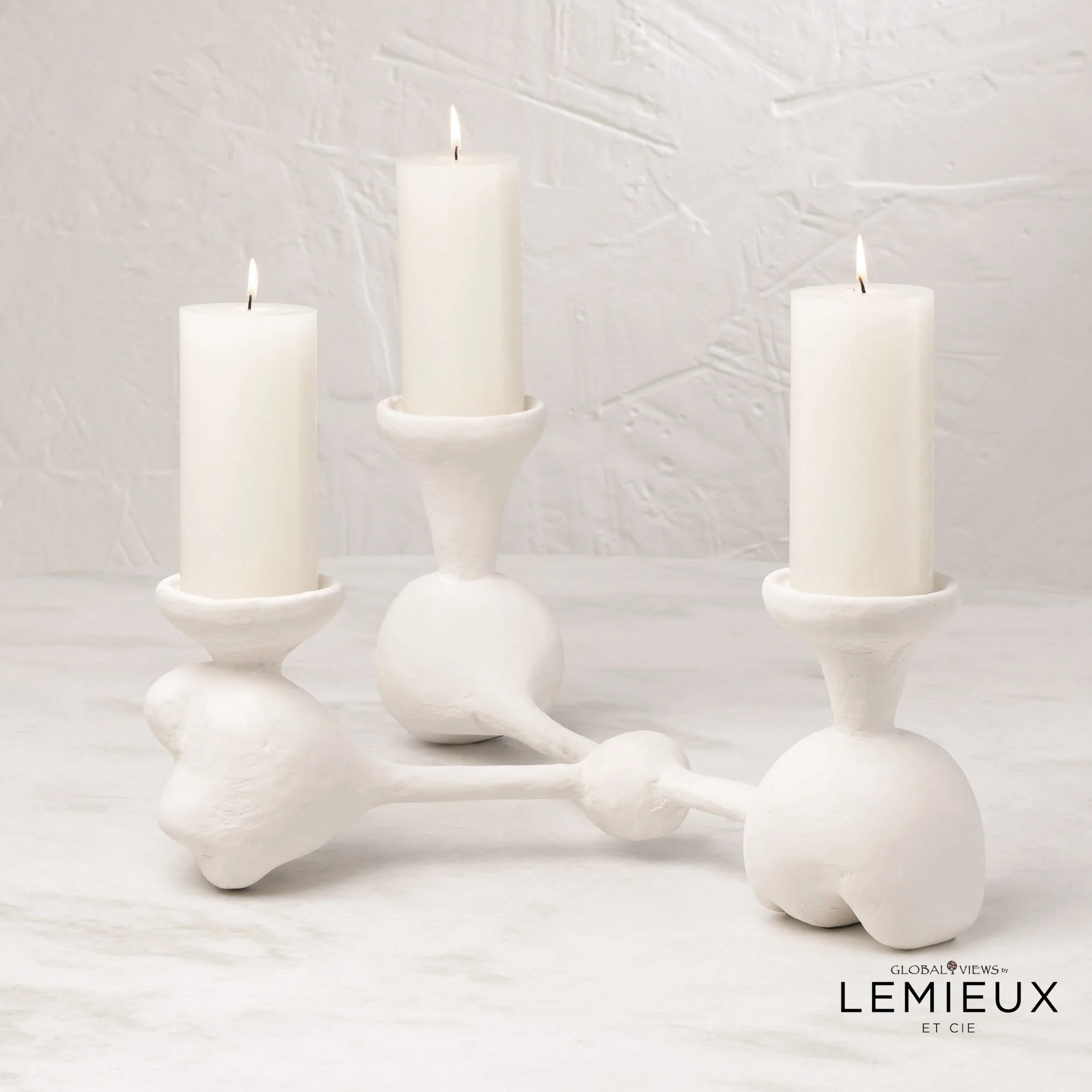 Lemieux Et Cie Nunez Modern Candelabra - Image 4