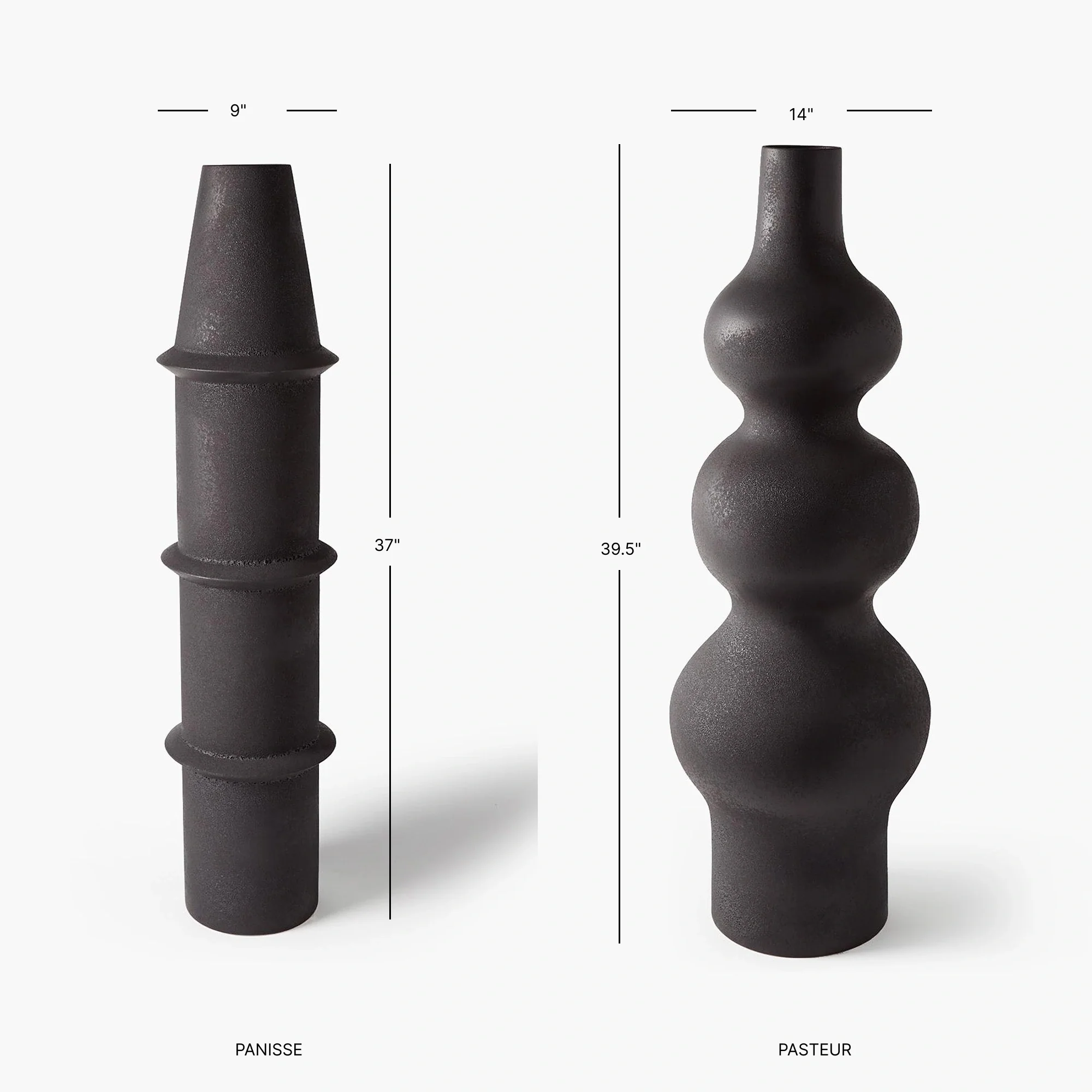 Lemieux Et Cie Overscale Vase-Black - Image 8