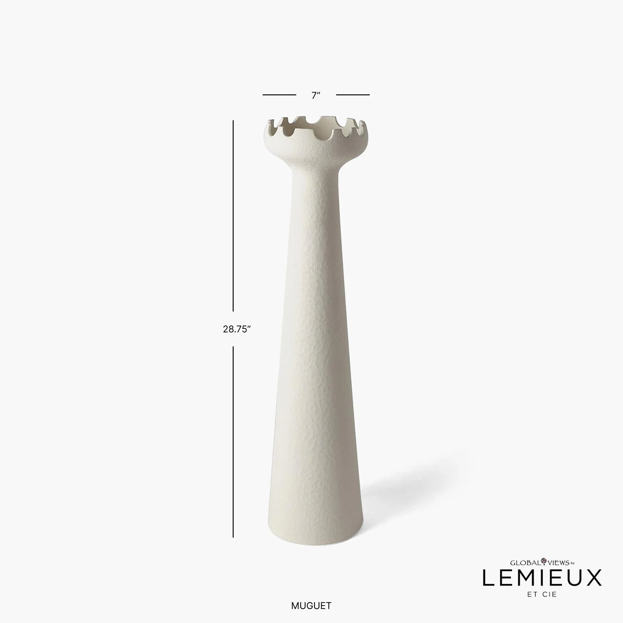 Lemieux Et Cie Overscale Vases-matte White - Image 7