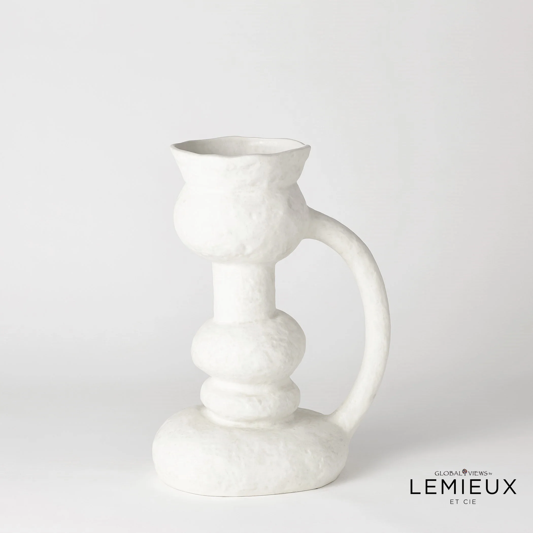Lemieux Et Cie Remi Vase-White - Image 4