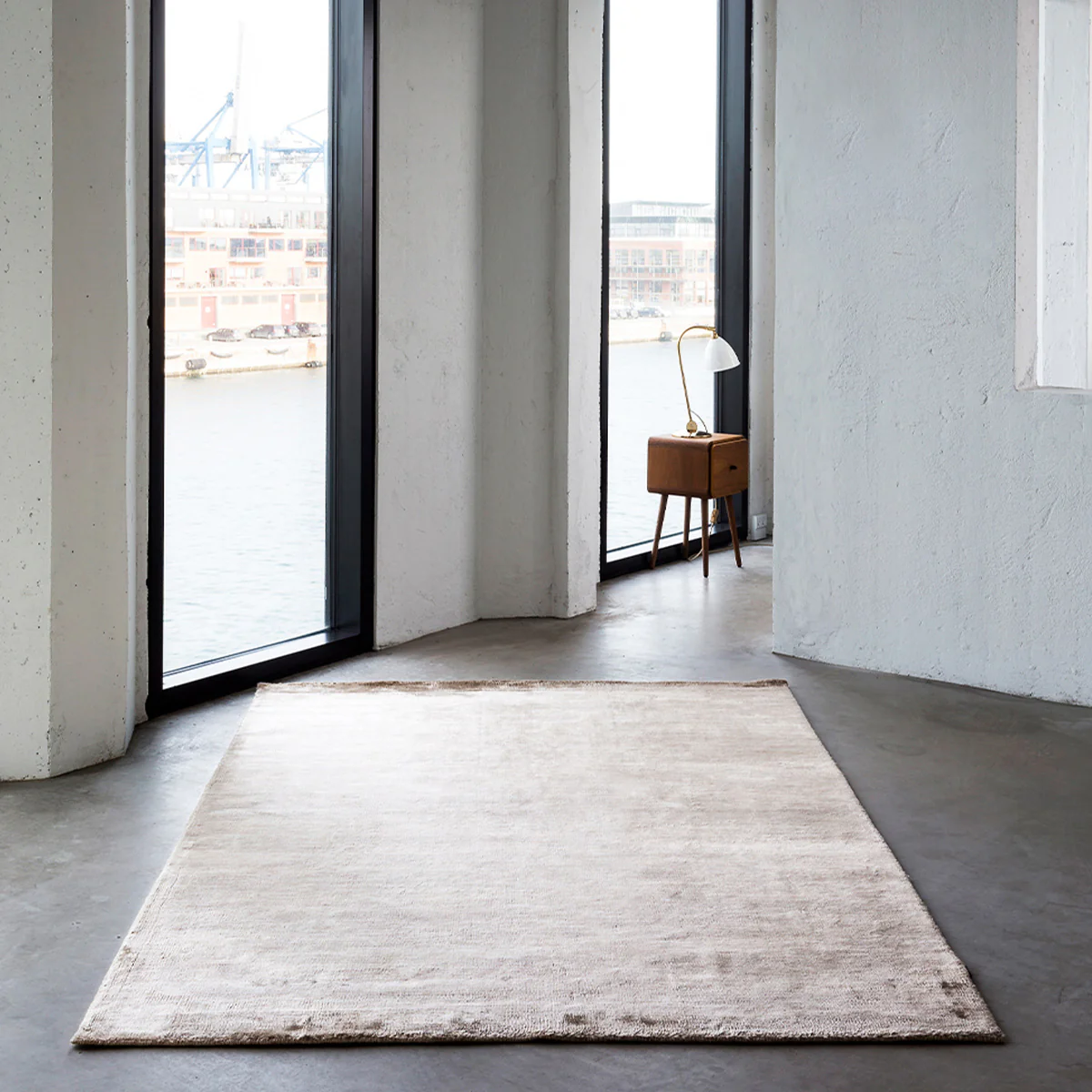 Light Brown Bamboo Rug - Image 2
