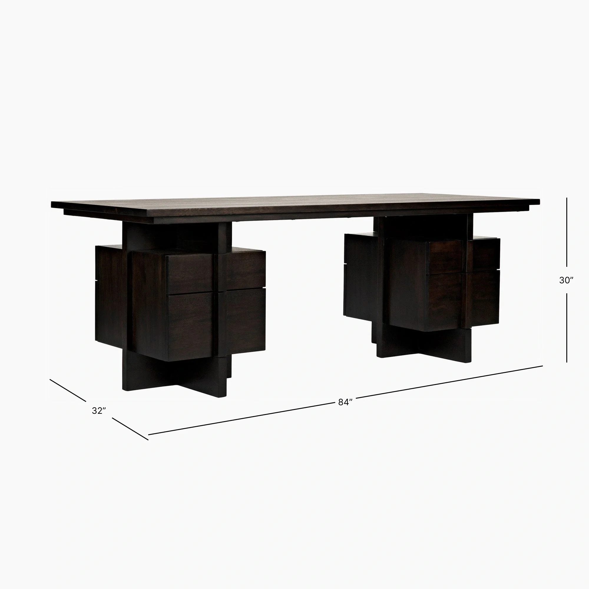 Lillian Desk, Ebony Walnut - Image 10