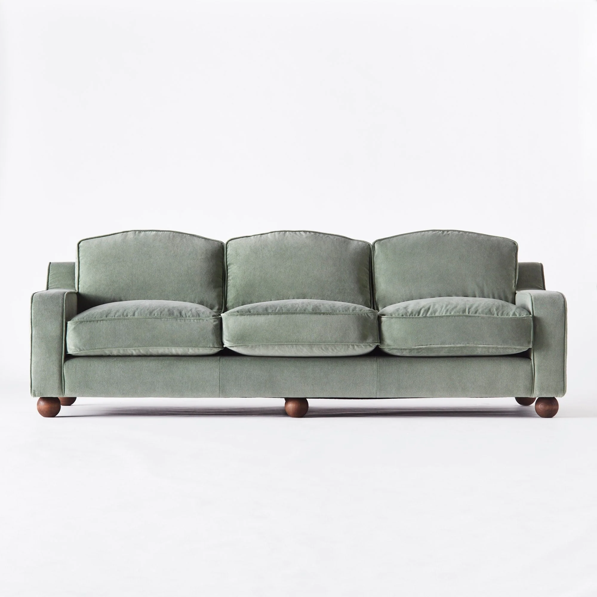 Lola Sofa Velvet Green - Image 3