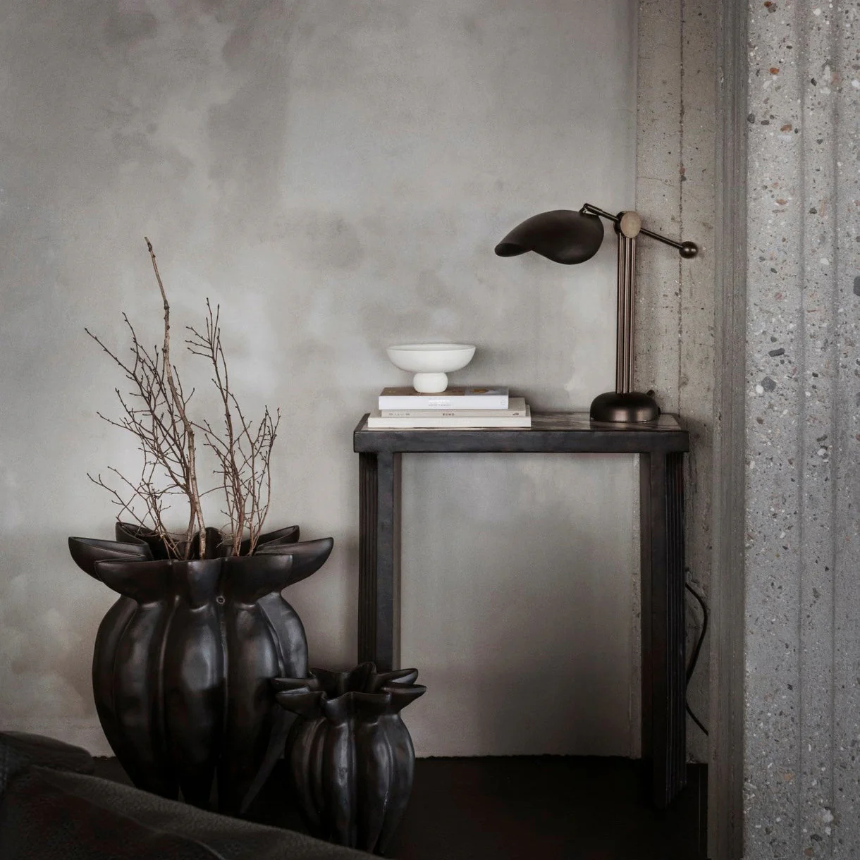Lotus Vase, Big - Coffee - Image 3