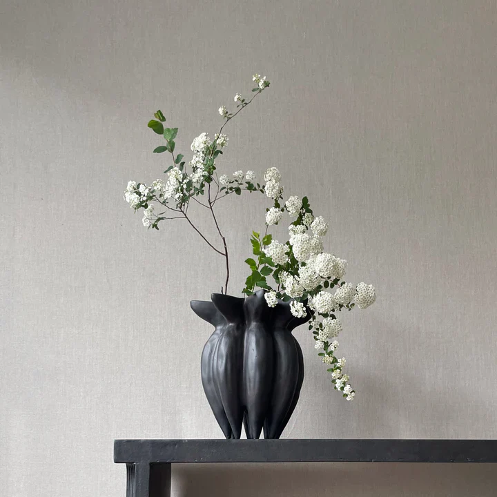 Lotus Vase, Mini - Coffee - Image 6