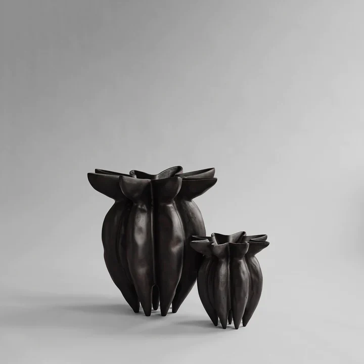Lotus Vase, Mini - Coffee - Image 7