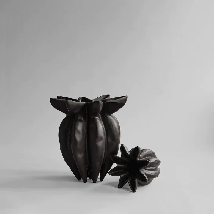 Lotus Vase, Mini - Coffee - Image 8