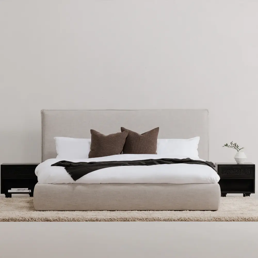 Luzon Bed - Light Grey - Image 3