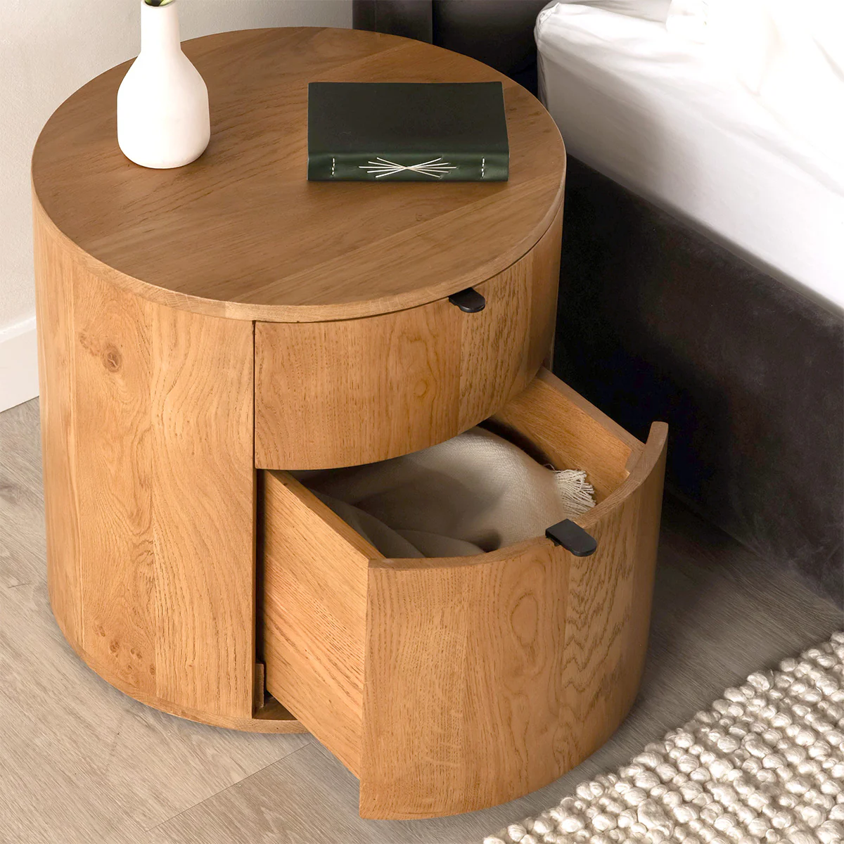 Madeline Two Drawer Nightstand - Image 3