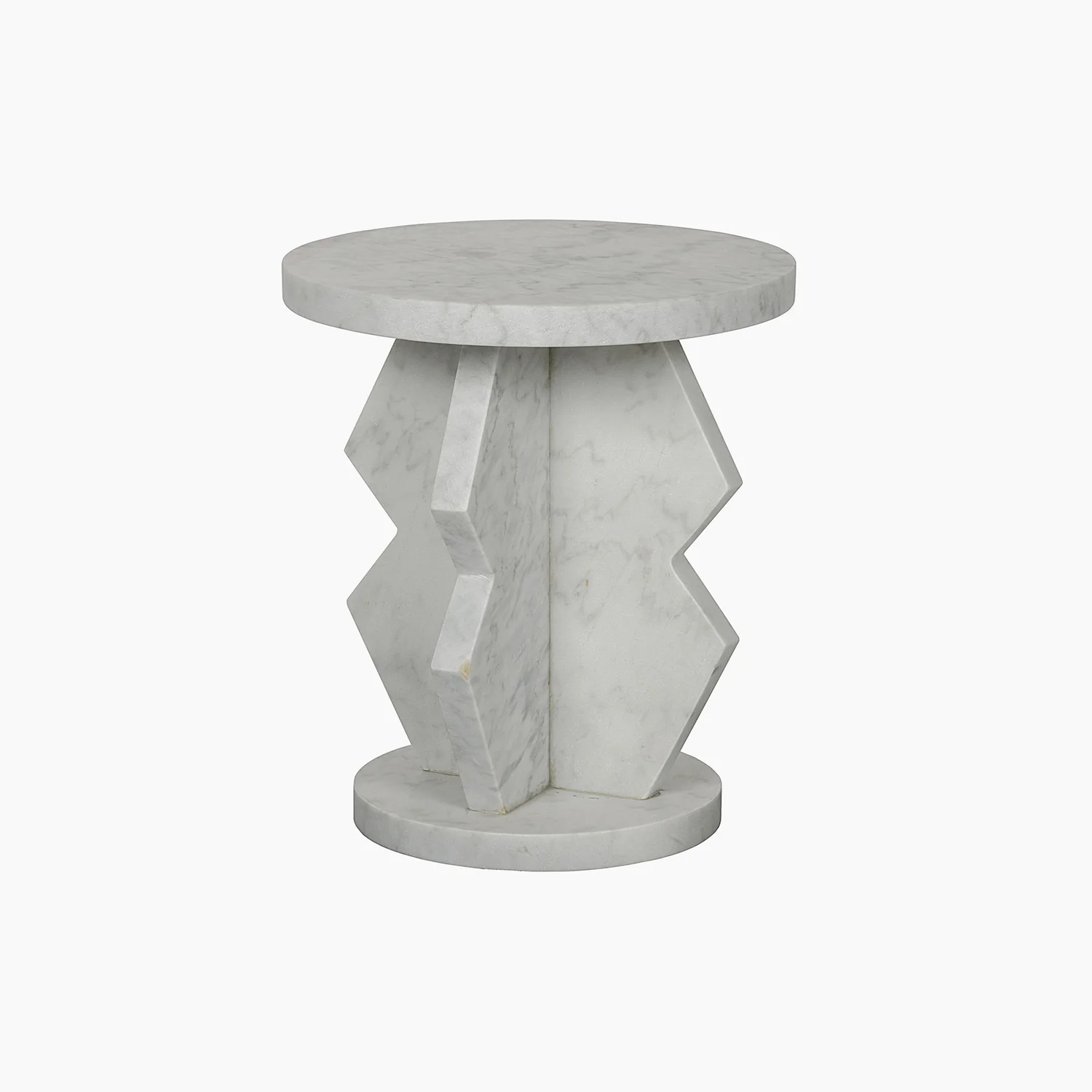 Madison Side Table, Marble - Image 2