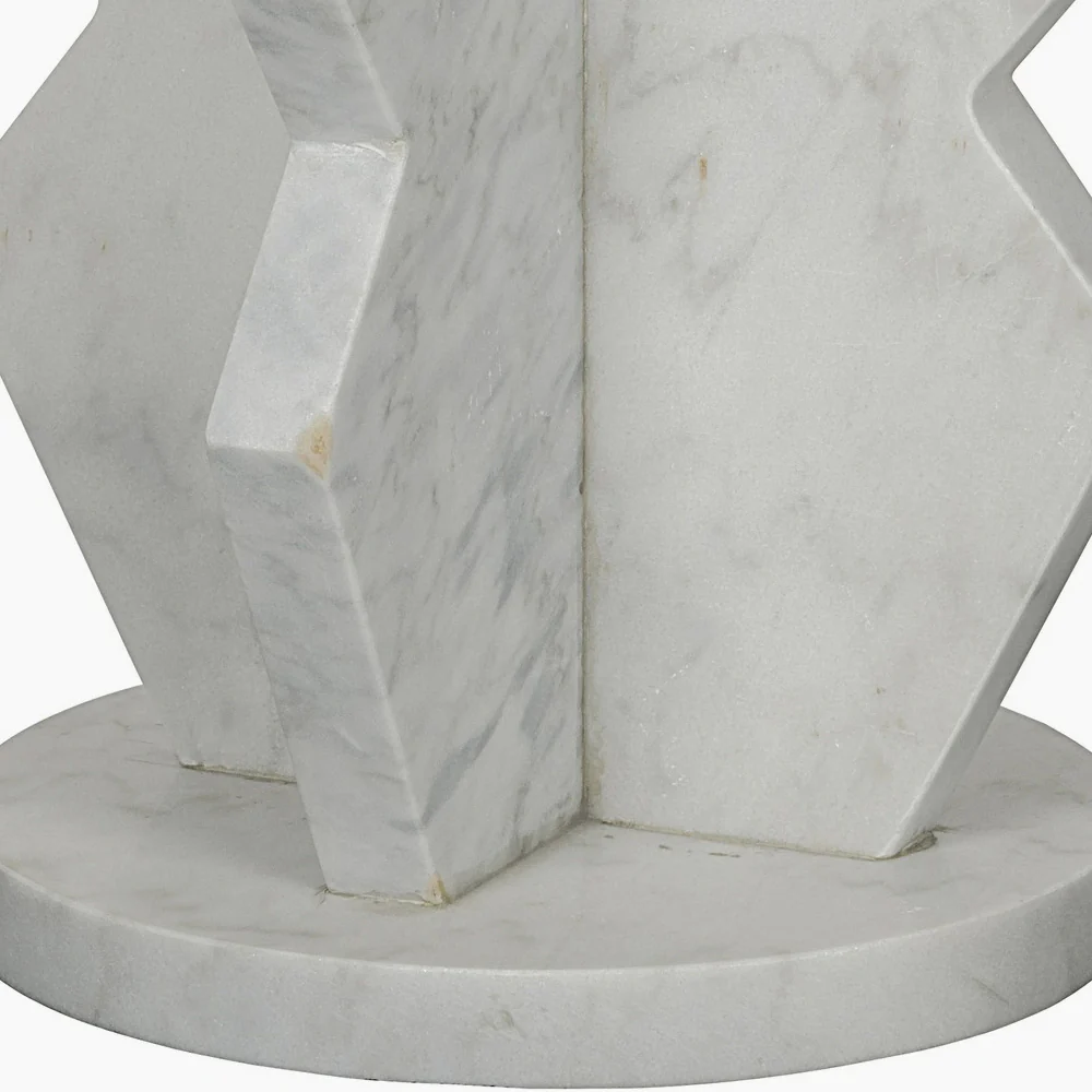Madison Side Table, Marble - Image 5