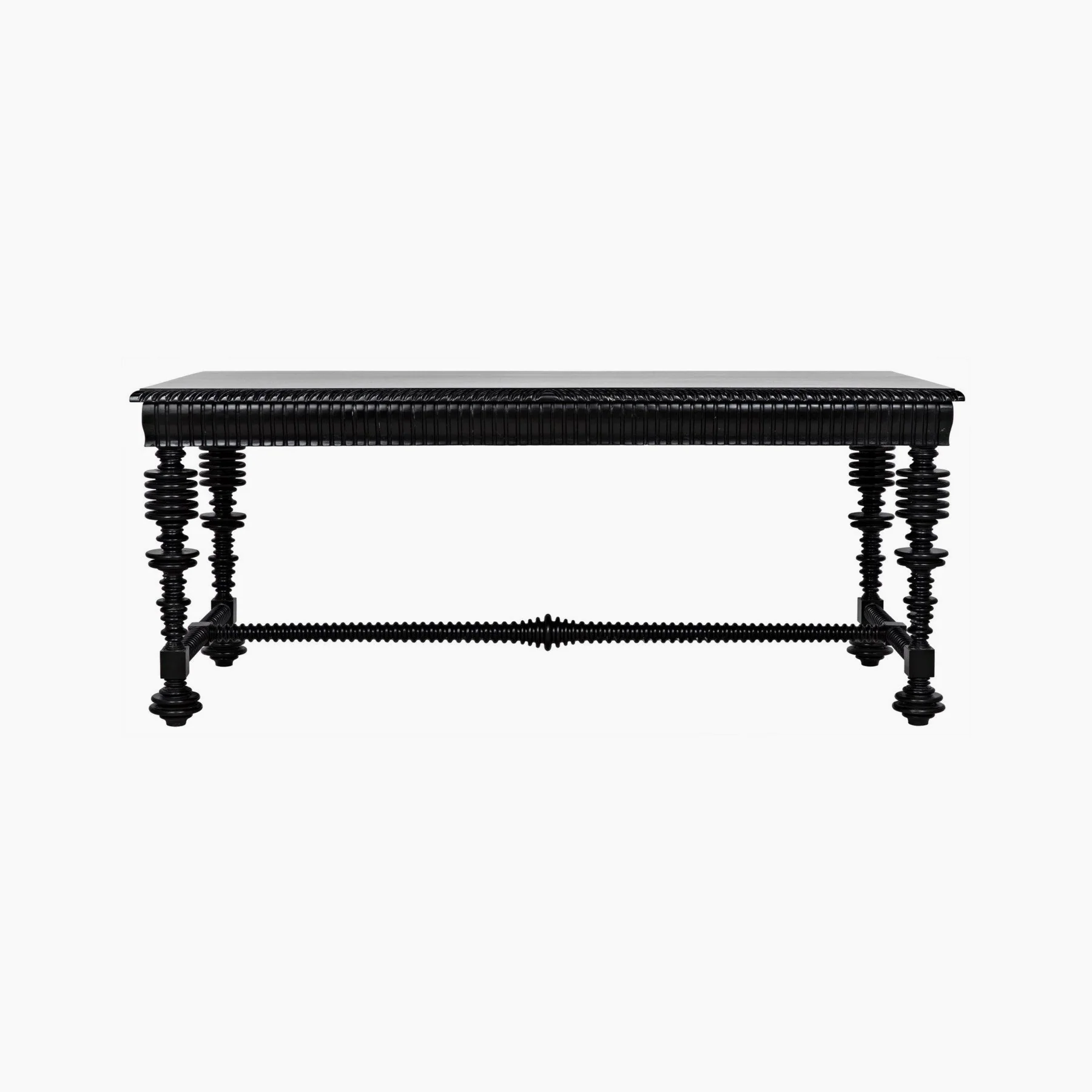 Margot Desk, Hand Rubbed Black - Image 3