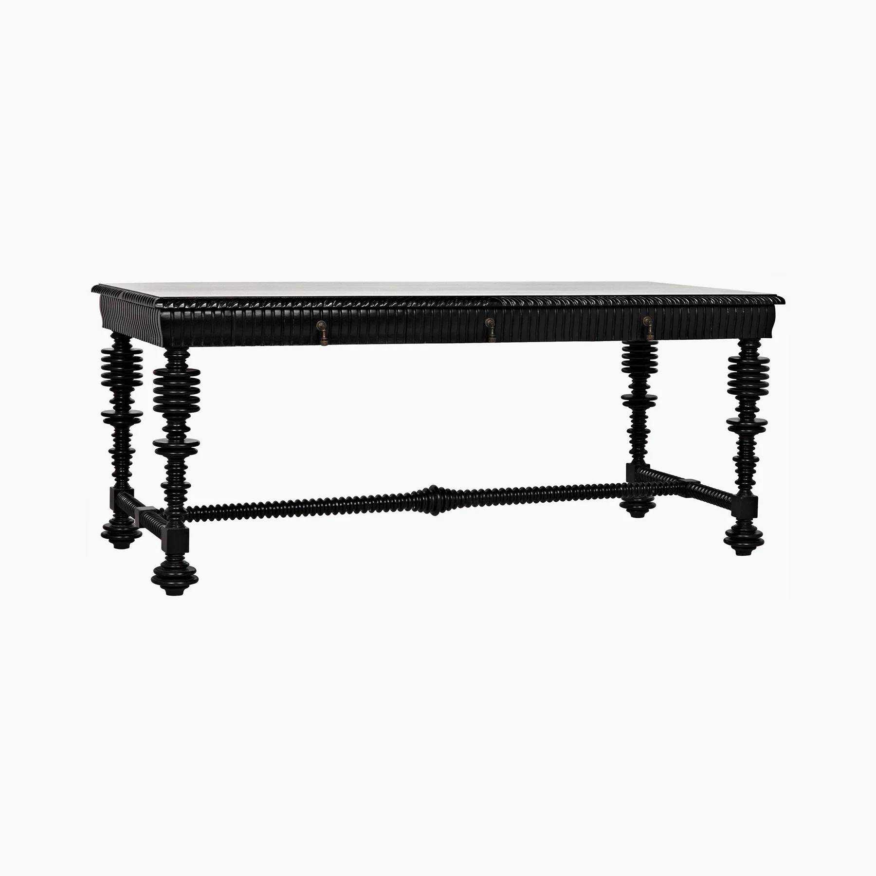 Margot Desk, Hand Rubbed Black - Image 5