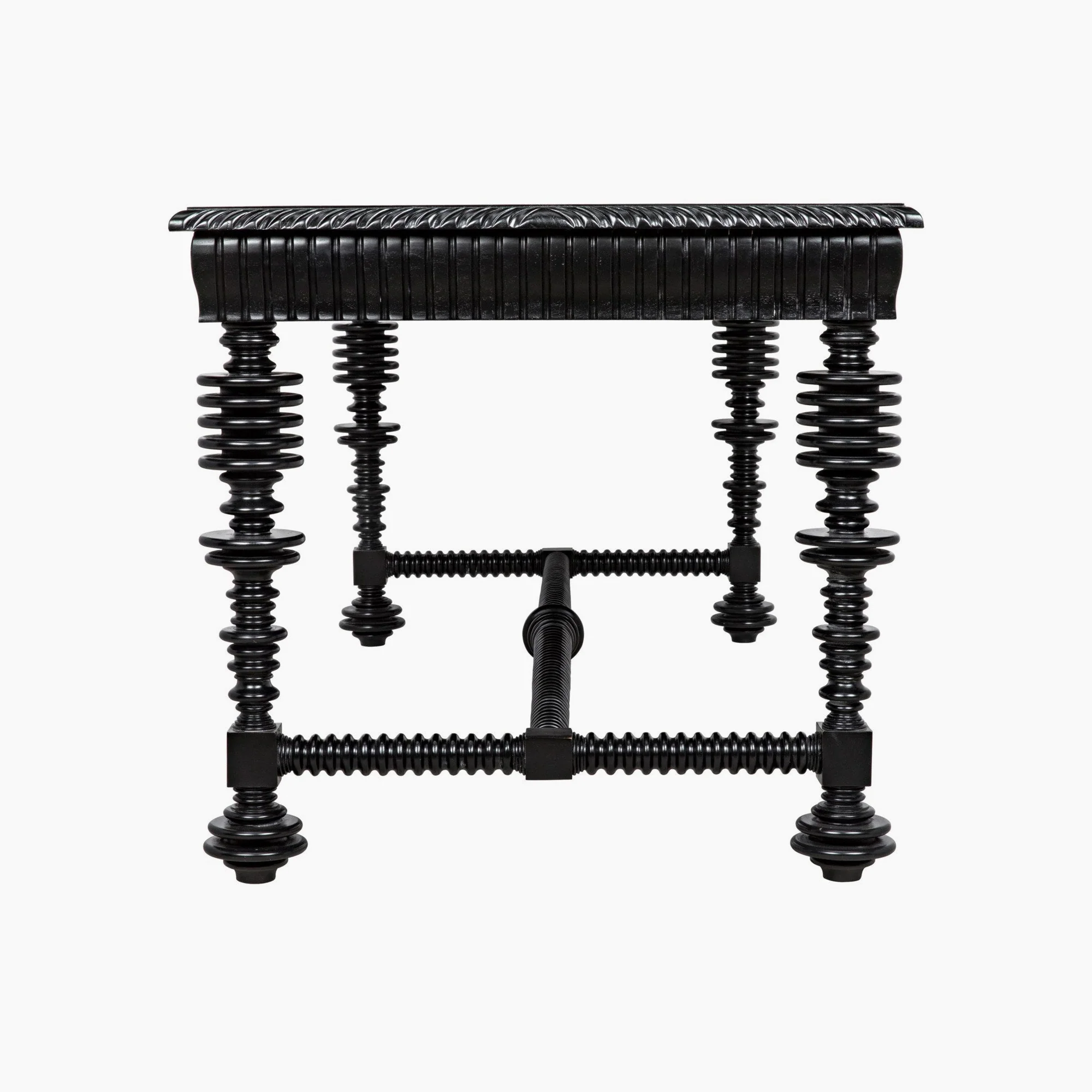 Margot Desk, Hand Rubbed Black - Image 7