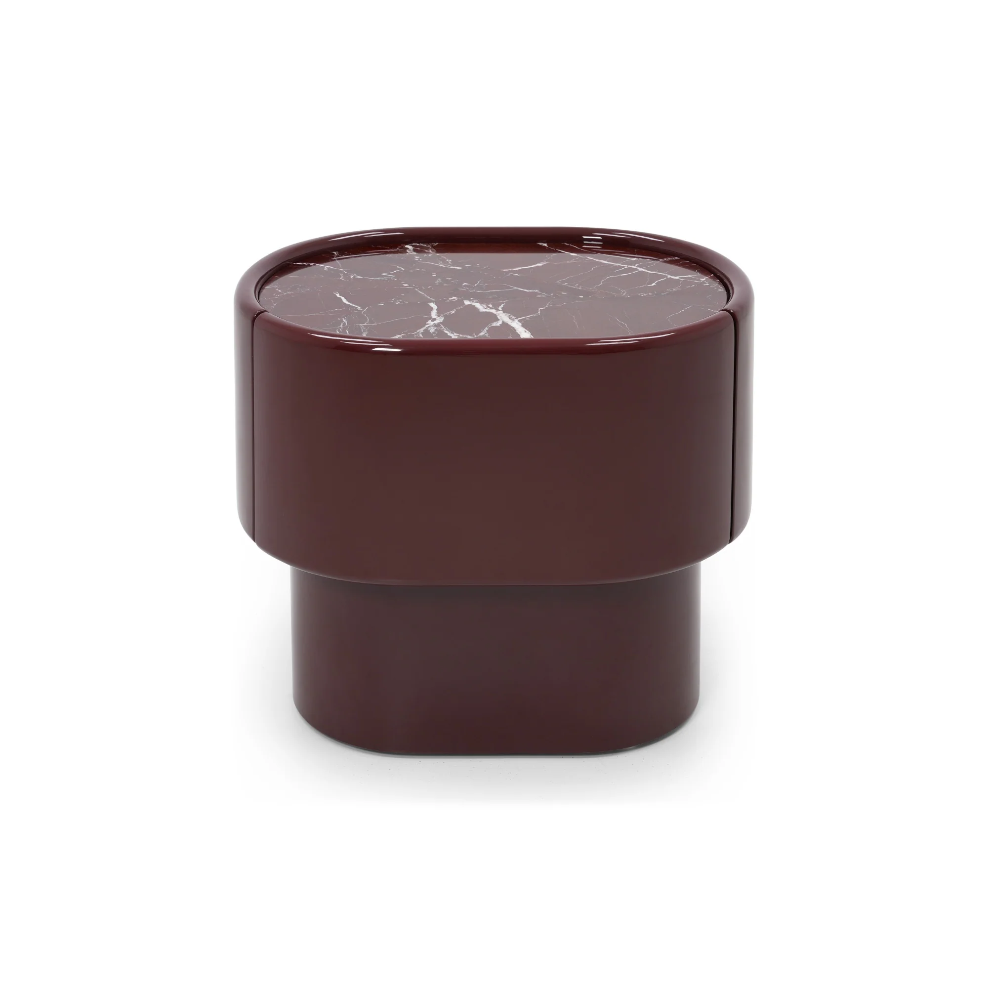 Maris End Table - Dark Red / Rosso Lepanto - Image 2
