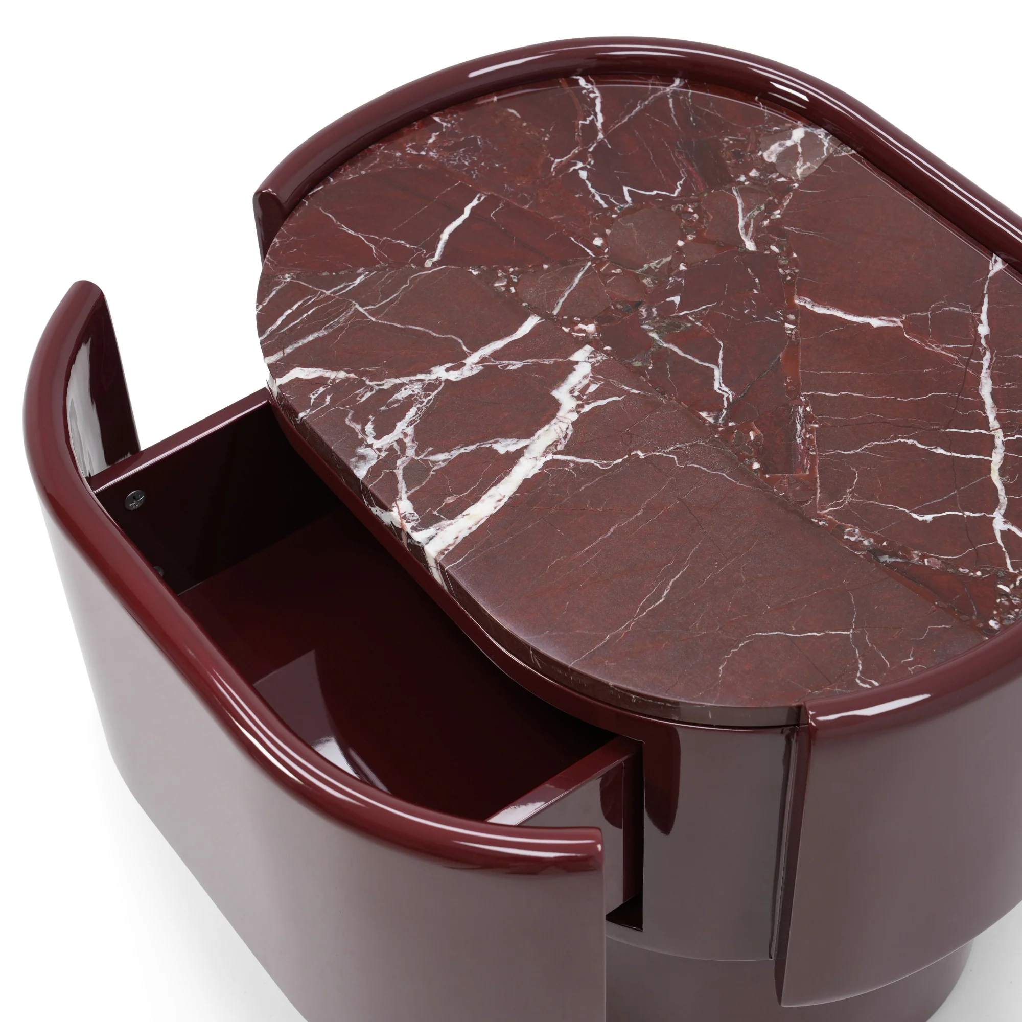 Maris End Table - Dark Red / Rosso Lepanto - Image 3