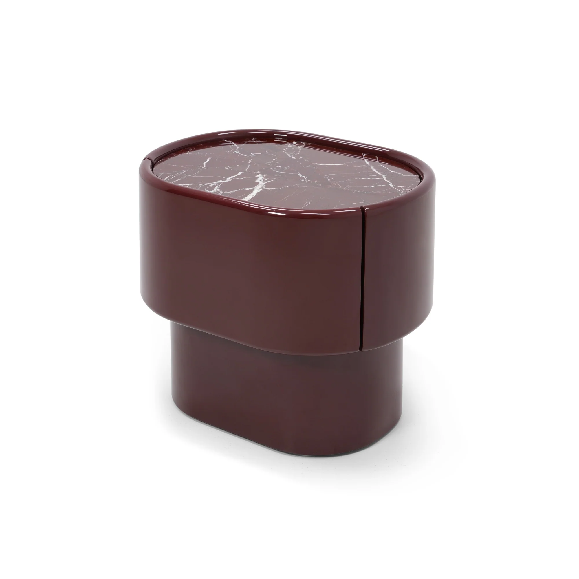 Maris End Table - Dark Red / Rosso Lepanto - Image 4