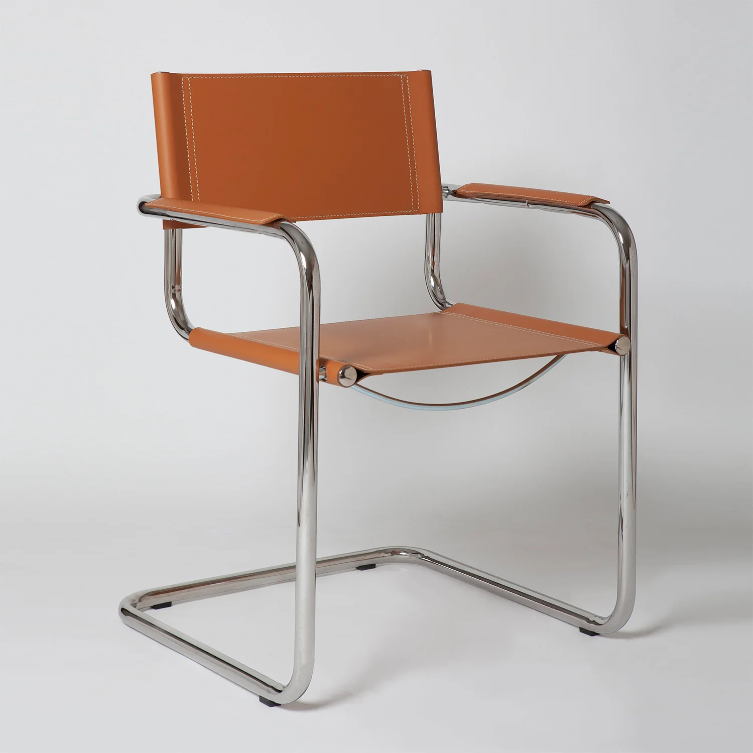 Mart Stam Leather Armchair - Image 13