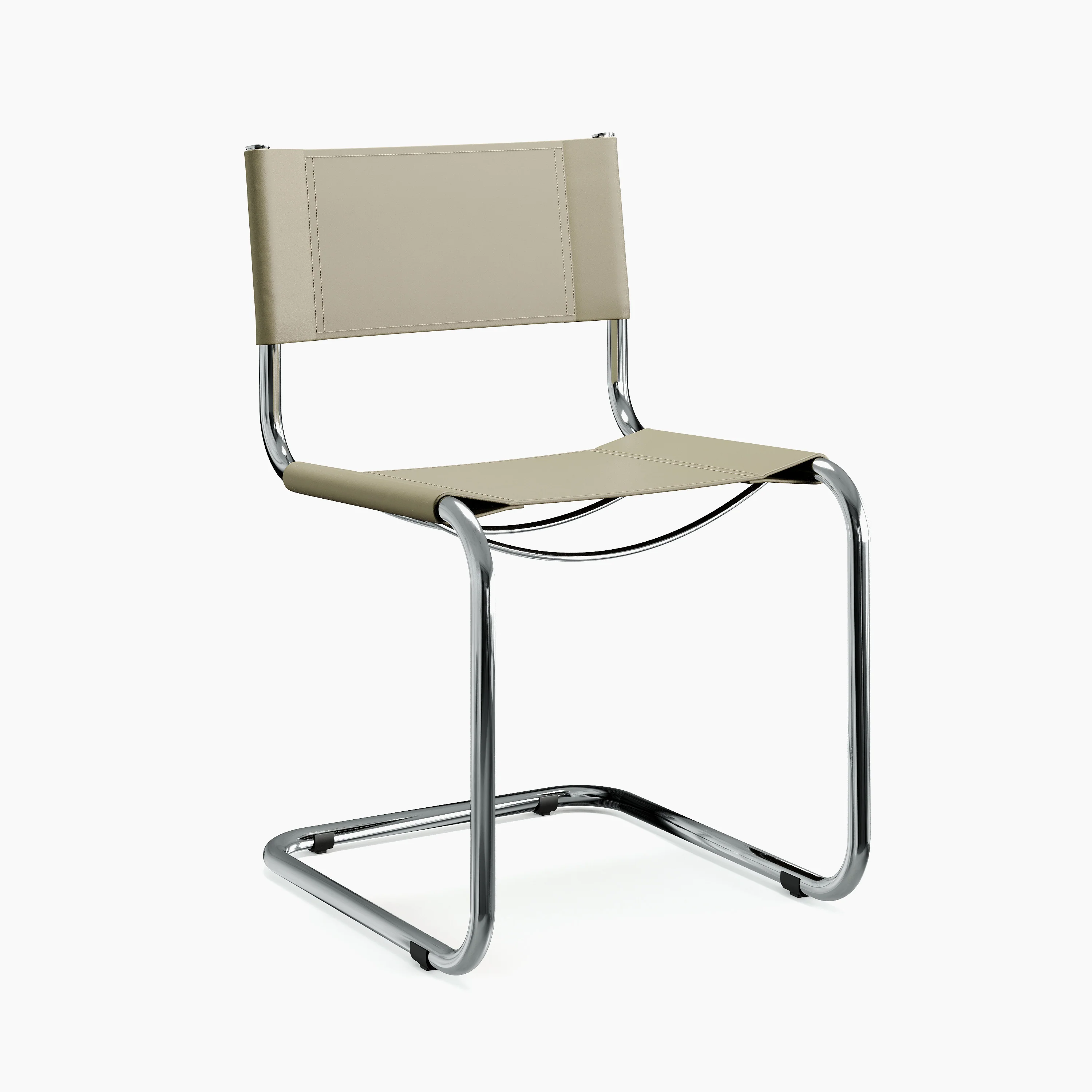 Mart Stam Leather Side Chair - Image 41