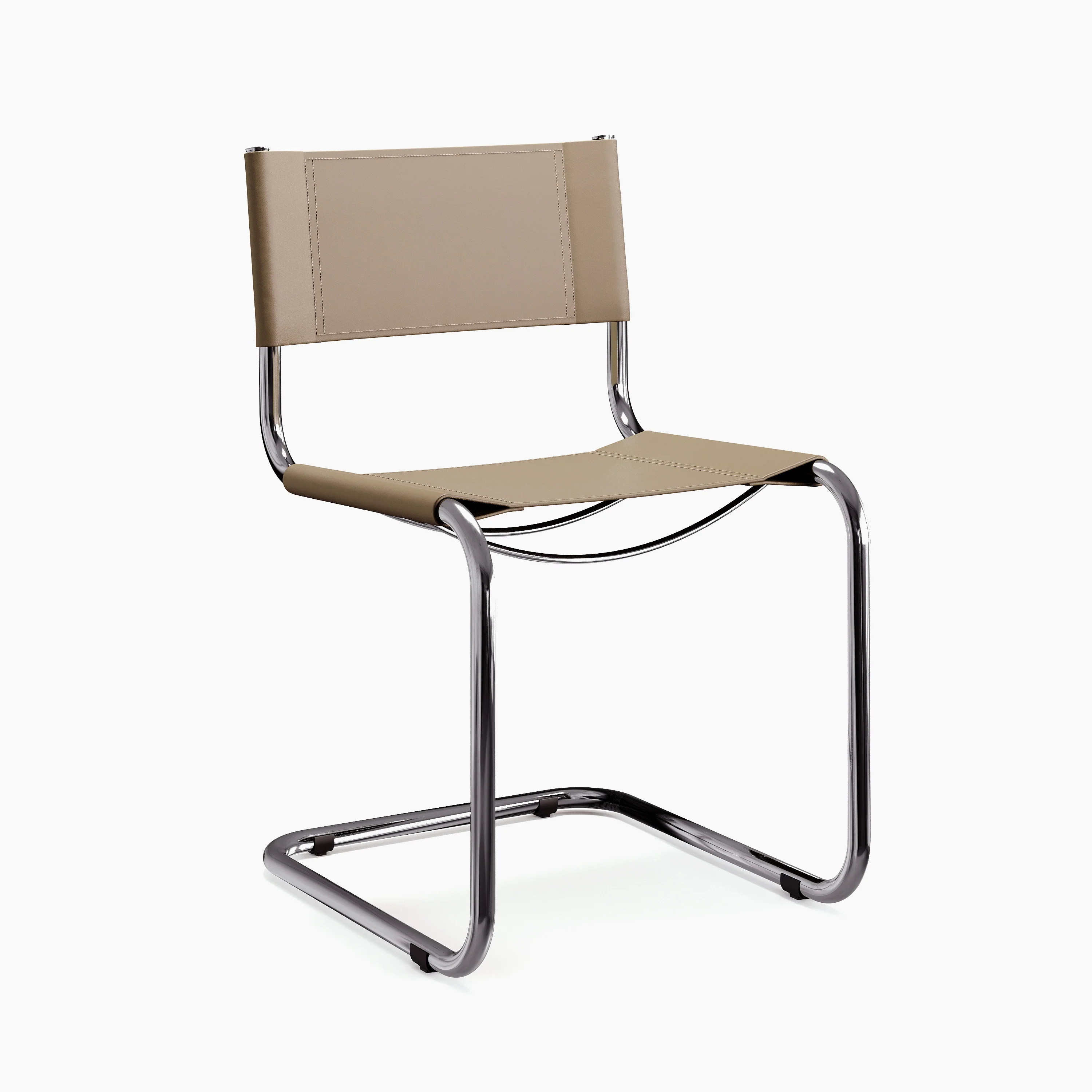 Mart Stam Leather Side Chair - Image 45