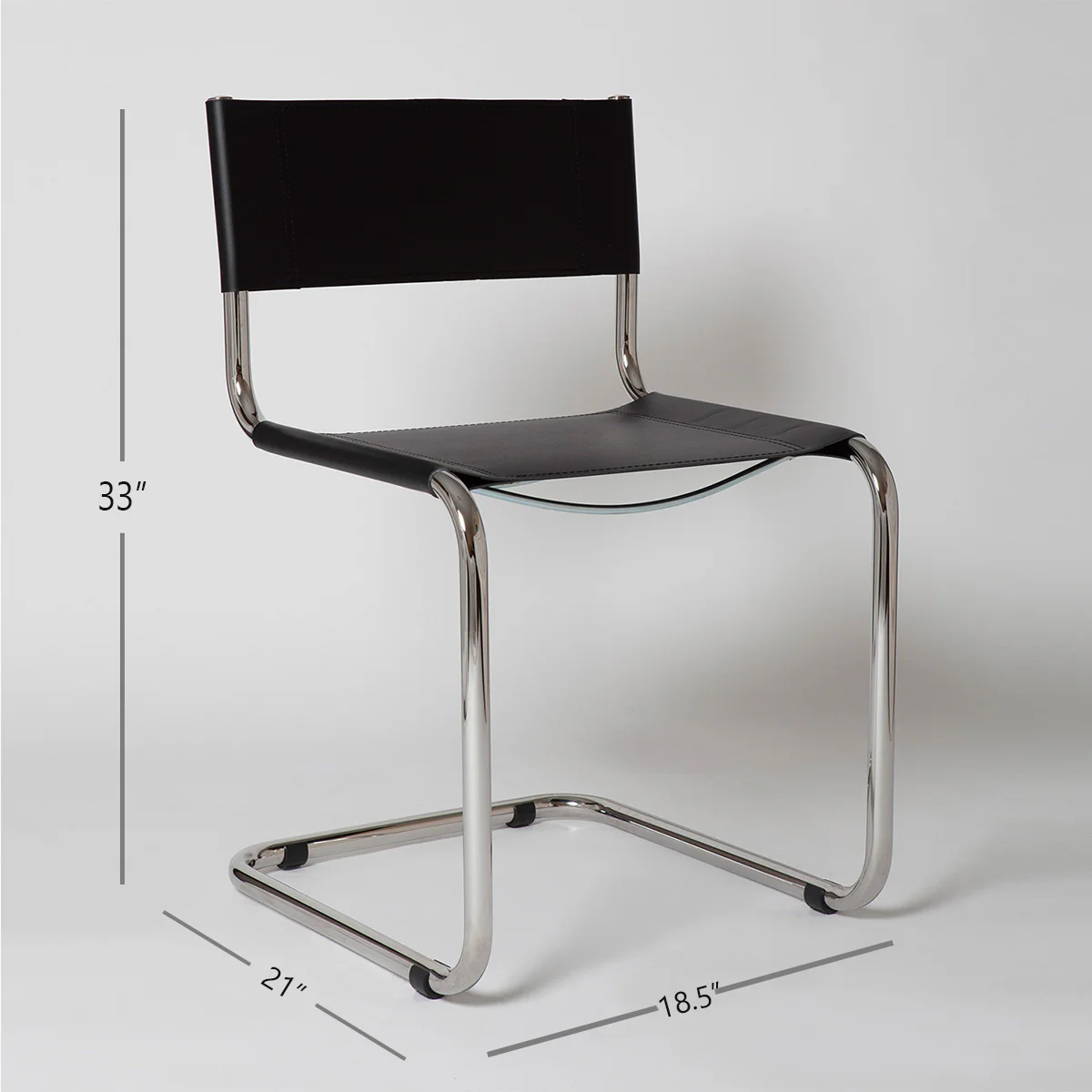 Mart Stam Leather Side Chair - Image 49