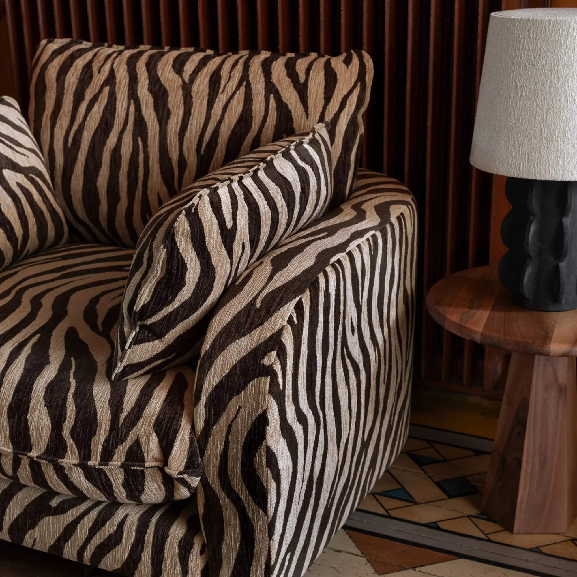 Miles Armchair Zebra - Image 2
