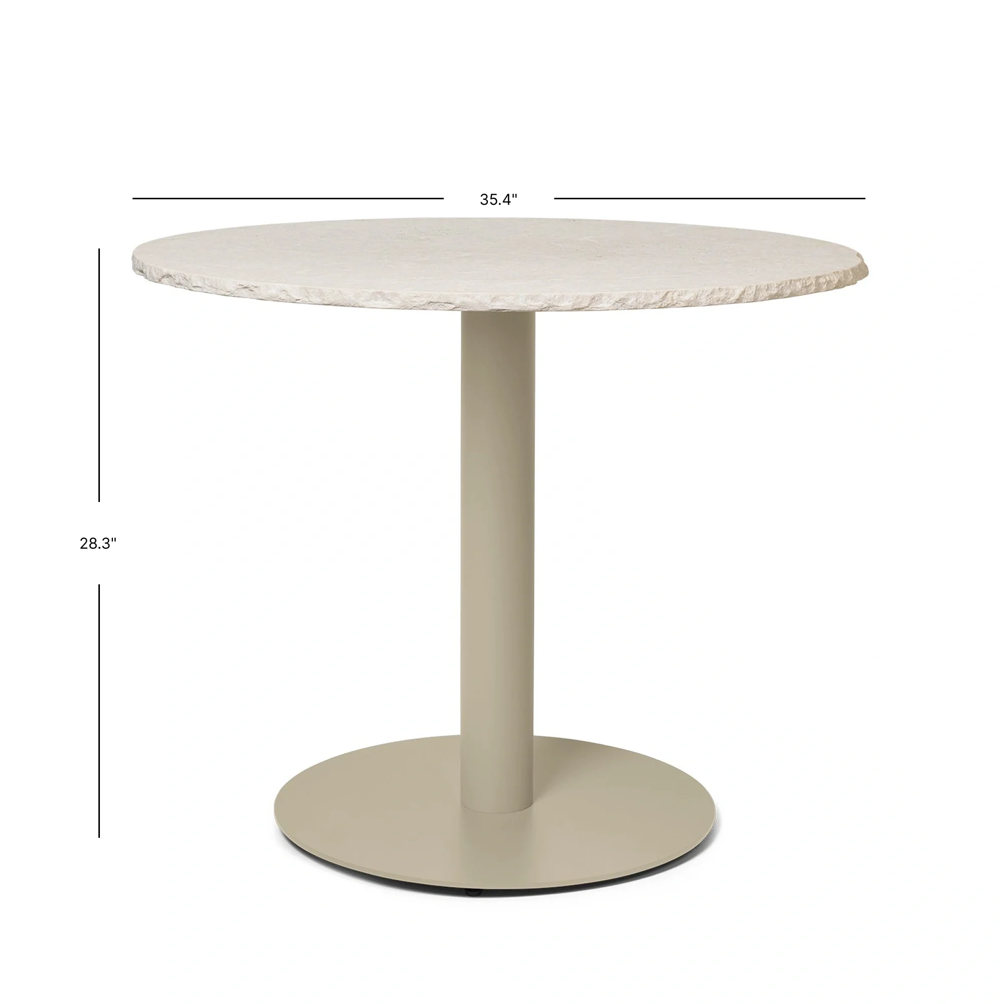 Mineral Dining Table - Bianco Curia/Cashmere - Image 3