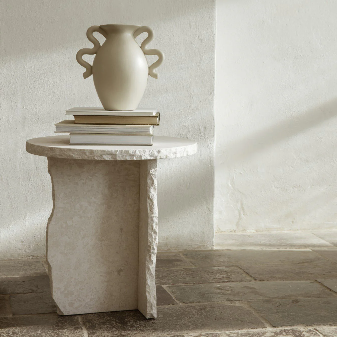 Mineral Sculptural Table - Bianco Curia - Image 5