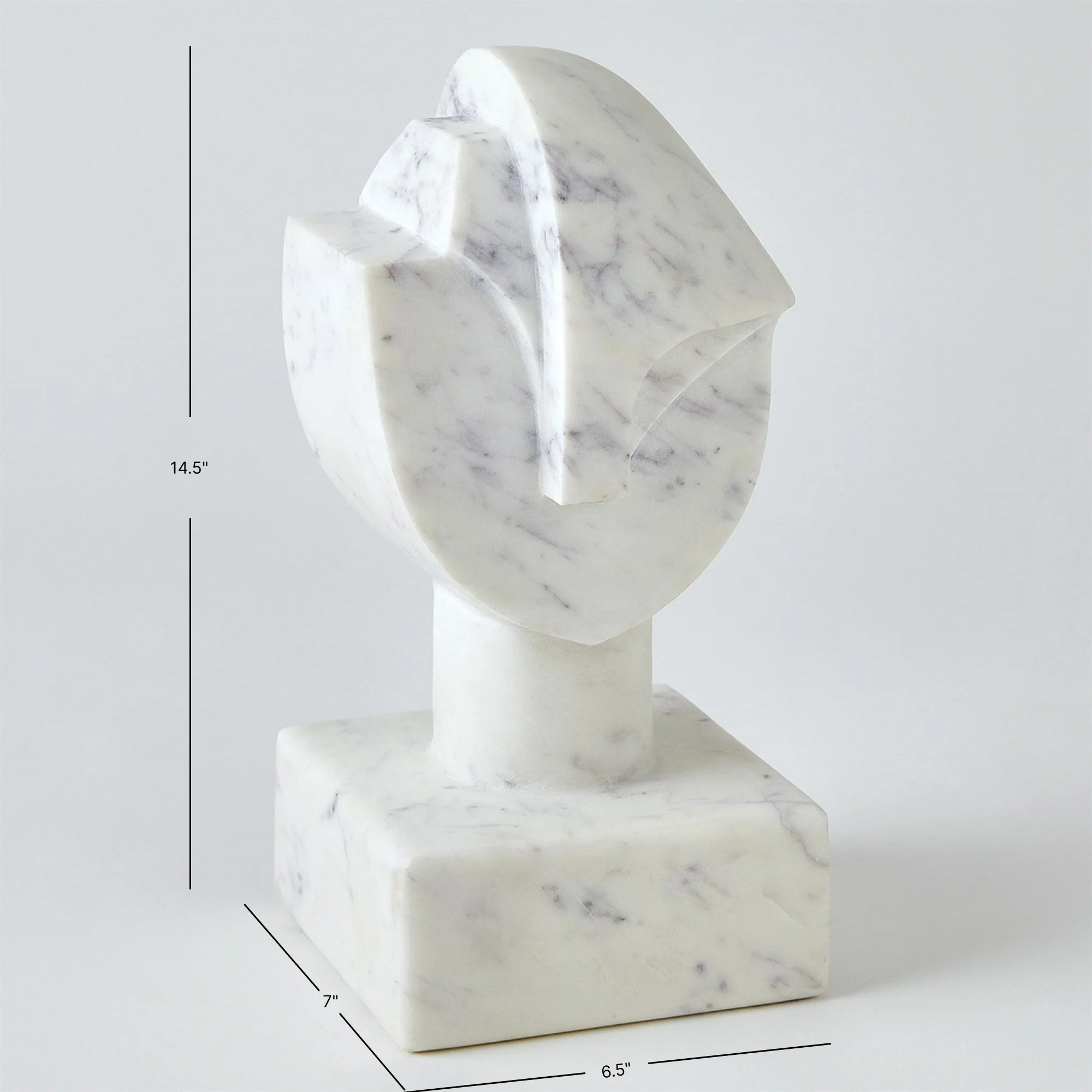 Mod Marble Portrait Bust - Image 4