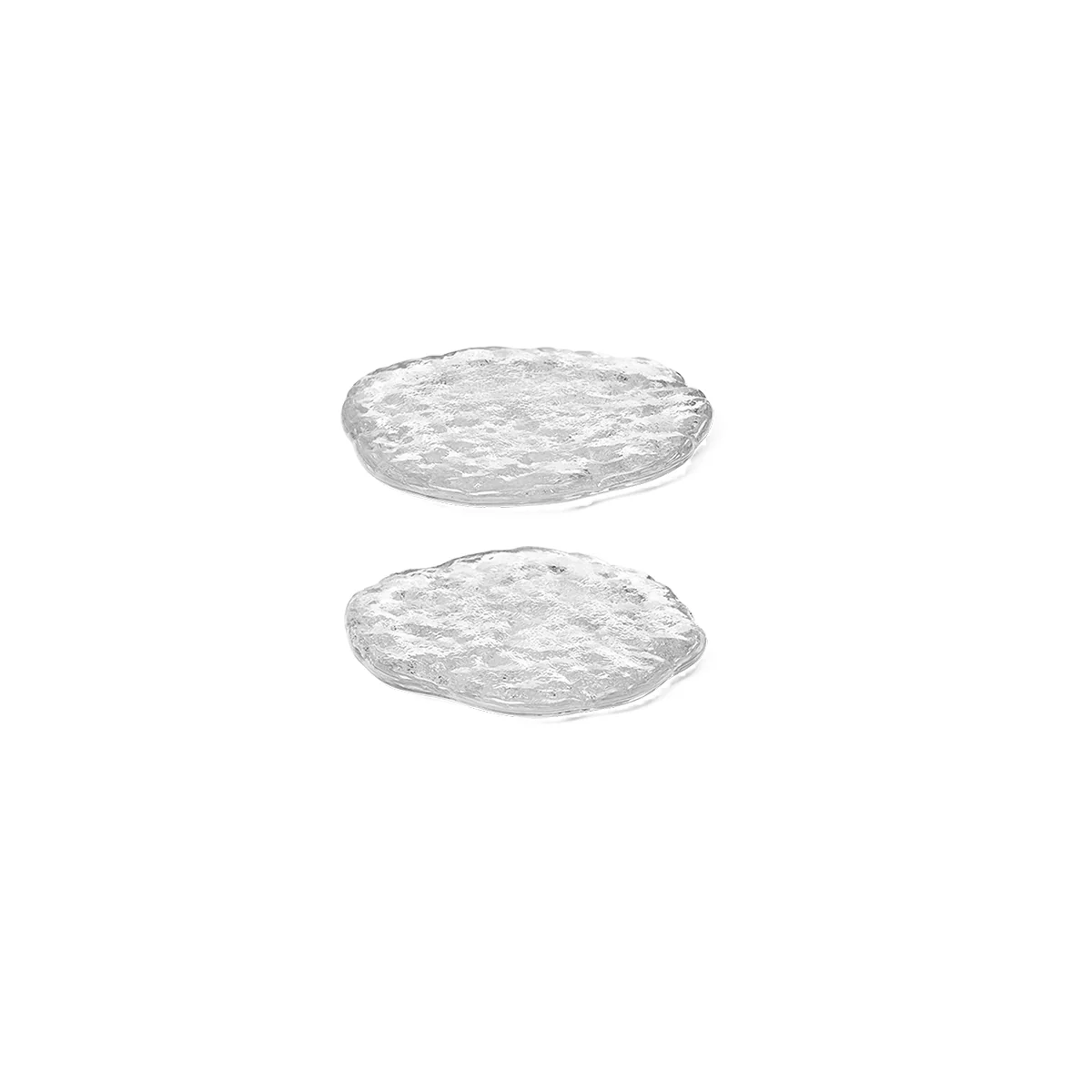 Momento Glass Stones - Small - Set of 2 - Clear - Image 4